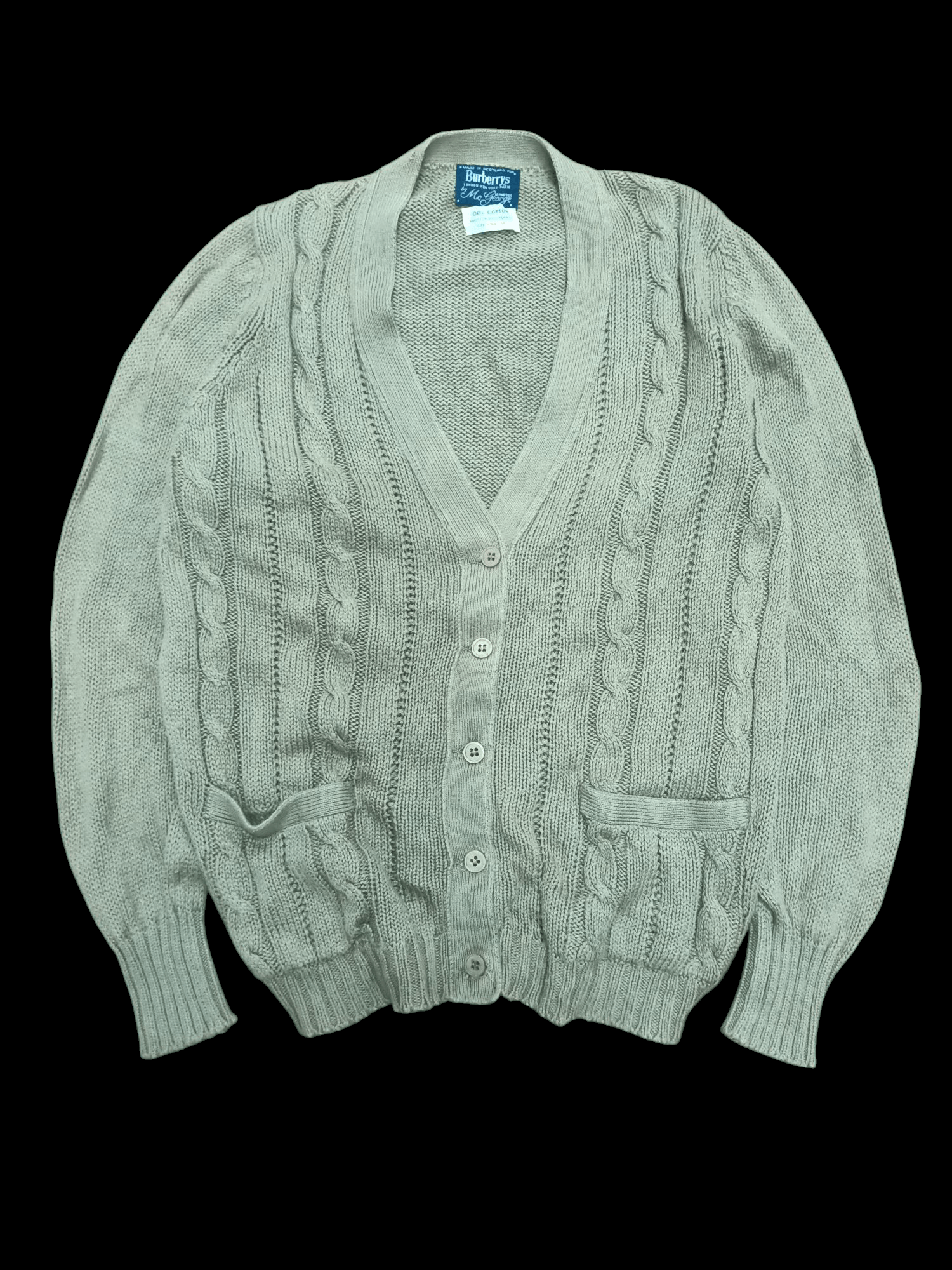 Burberry BURBERRY x CARDIGAN KNITWEAR x MC GEORGE x VINTAGE Size US M / EU 48-50 / 2 - 2 Thumbnail