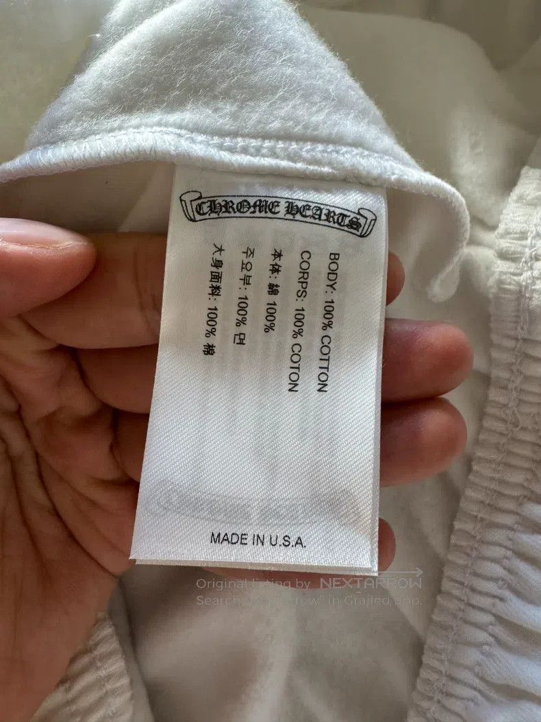 Chrome Hearts CHROME HEARTS Size L Blue Sanskrit horseshoe pattern white Size US 32 / EU 48 - 3 Thumbnail