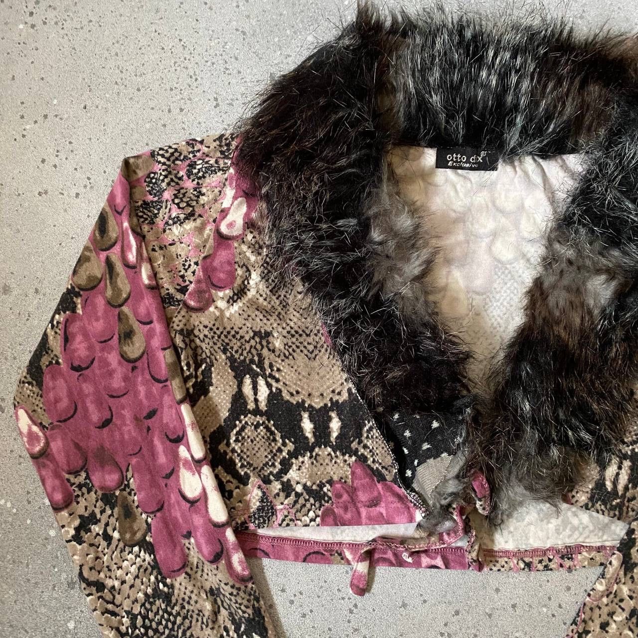 20471120 Japanese Vintage Faux Fur Cropped Top (JPG Gaultier Style) Size S / US 4 / IT 40 - 3 Thumbnail