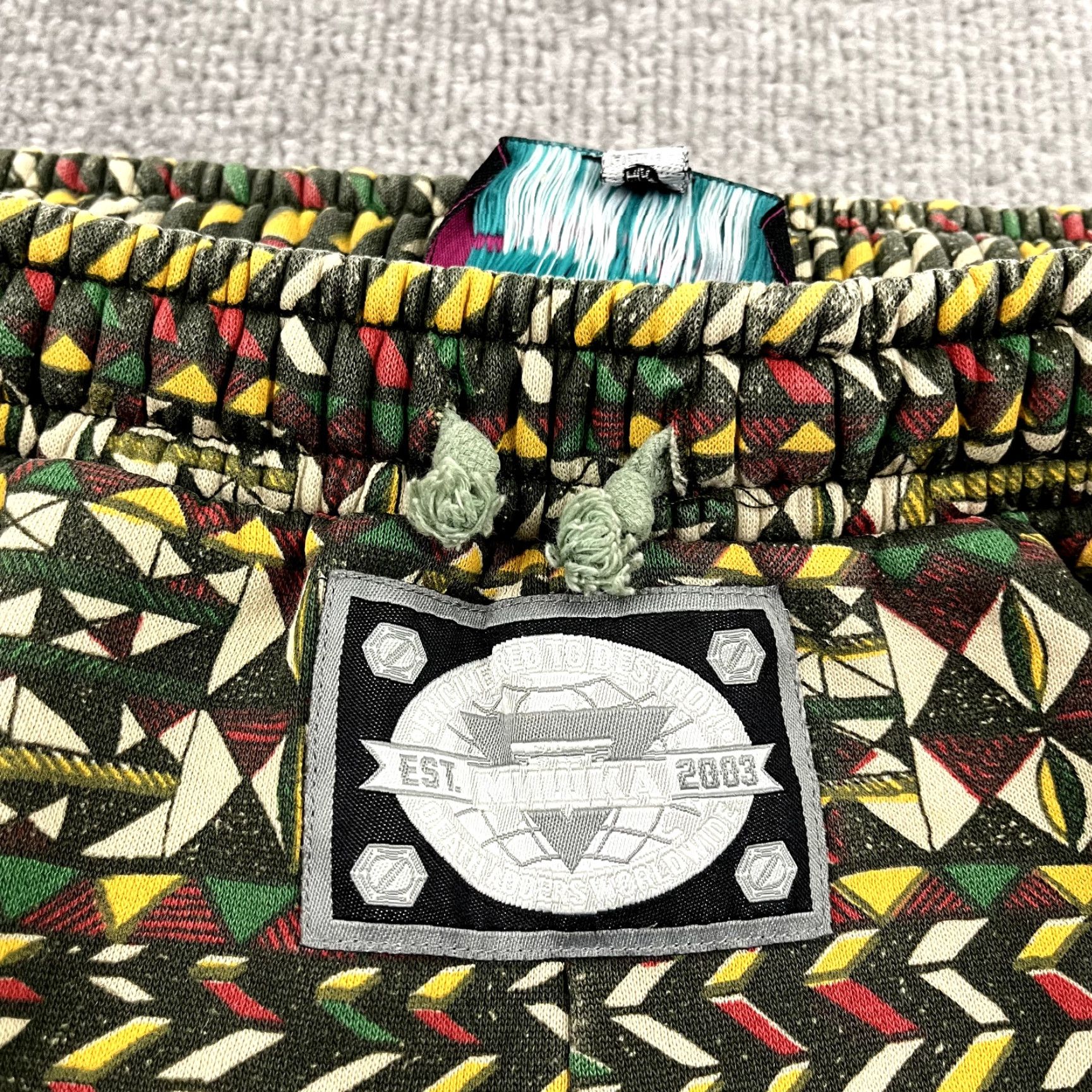 Vintage MISHKA Sweatpants Mens Large x 28" MNWKA Geometric Lounge Streetwear All Over Size US 33 - 3 Thumbnail