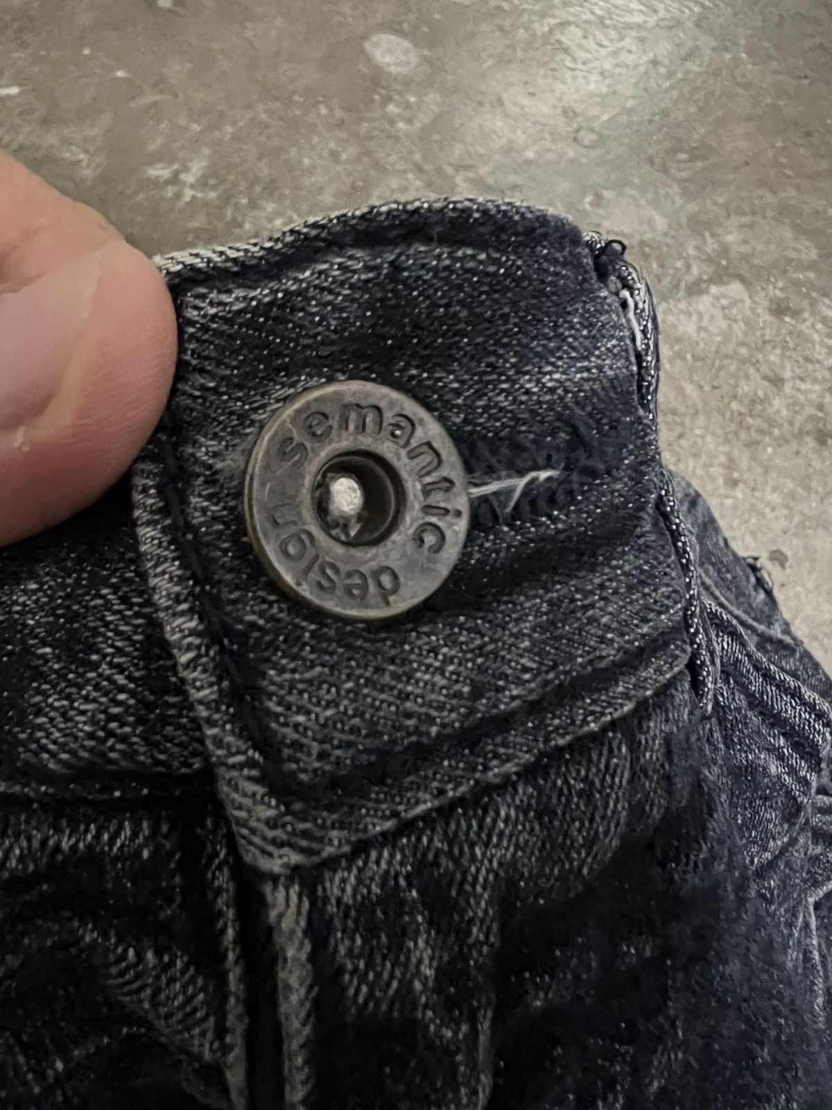 Japanese Brand 💥Semantic Design Distressed Jean Size US 30 / EU 46 - 9 Thumbnail
