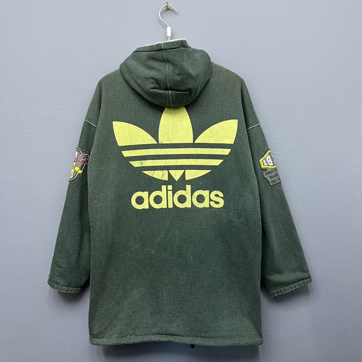 Adidas Vintage Adidas Sherpa Quilt Hooded Parka Jacket Size US XL / EU 56 / 4 - 2 Thumbnail