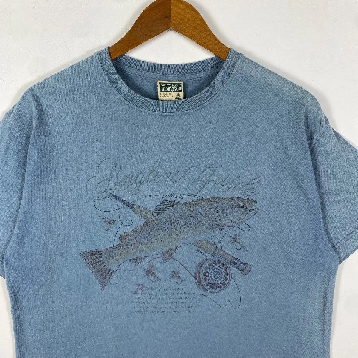 Other Vintage 90's ANGLERS GUIDE By Snowshoe Thompson Graphic Size US M / EU 48-50 / 2 - 2 Thumbnail