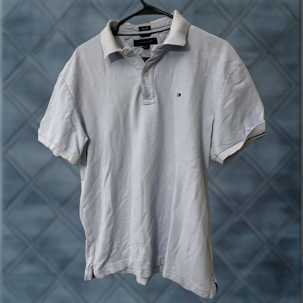 Tommy Hilfiger Tommy Hilfiger Men's Short Sleeve Polo Shirt Size XL Polo Blue Slim Fit Size US XL / EU 56 / 4 - 1 Thumbnail