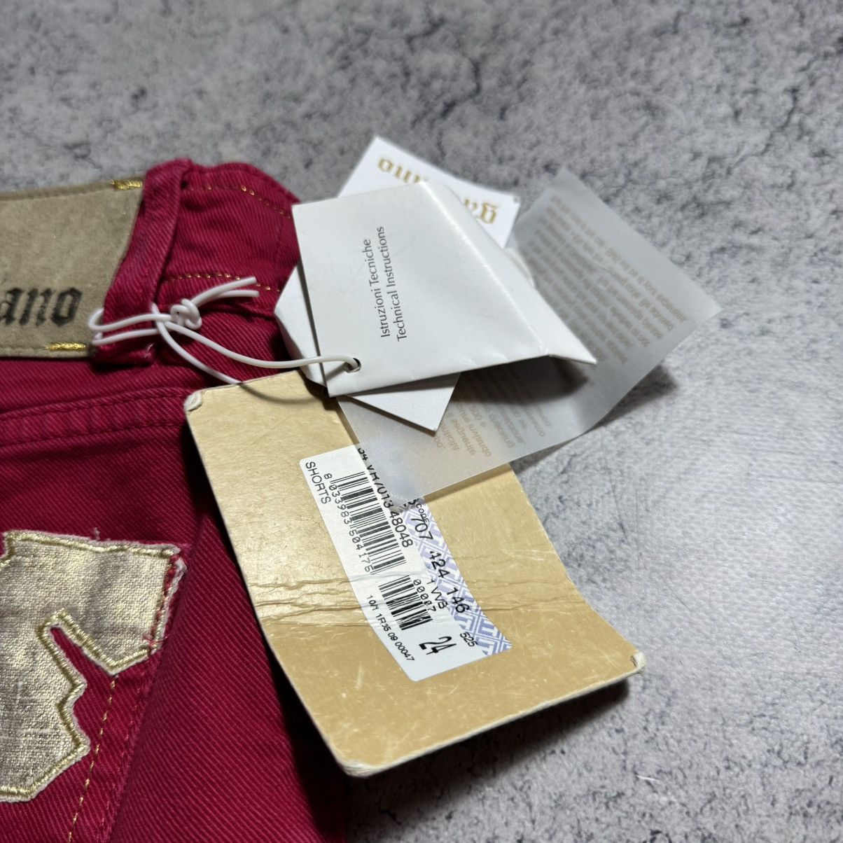 John Galliano NEW Galliano Y2K 00s Mini Shorts Size 24" / US 00 / IT 34 - 7 Thumbnail