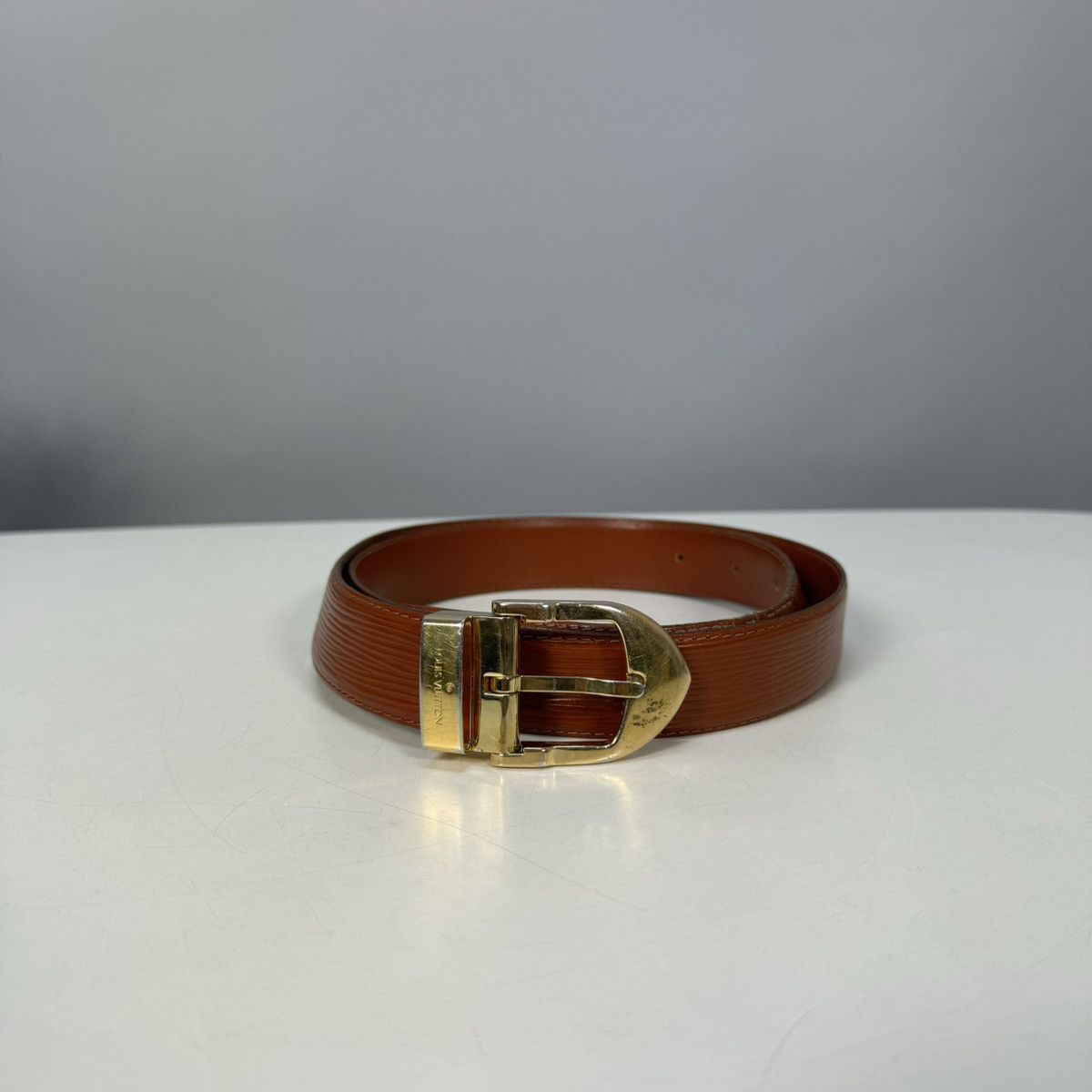 Louis Vuitton LOUIS VUITTON belt Epi santule leather/metal Size ONE SIZE - 1 Thumbnail
