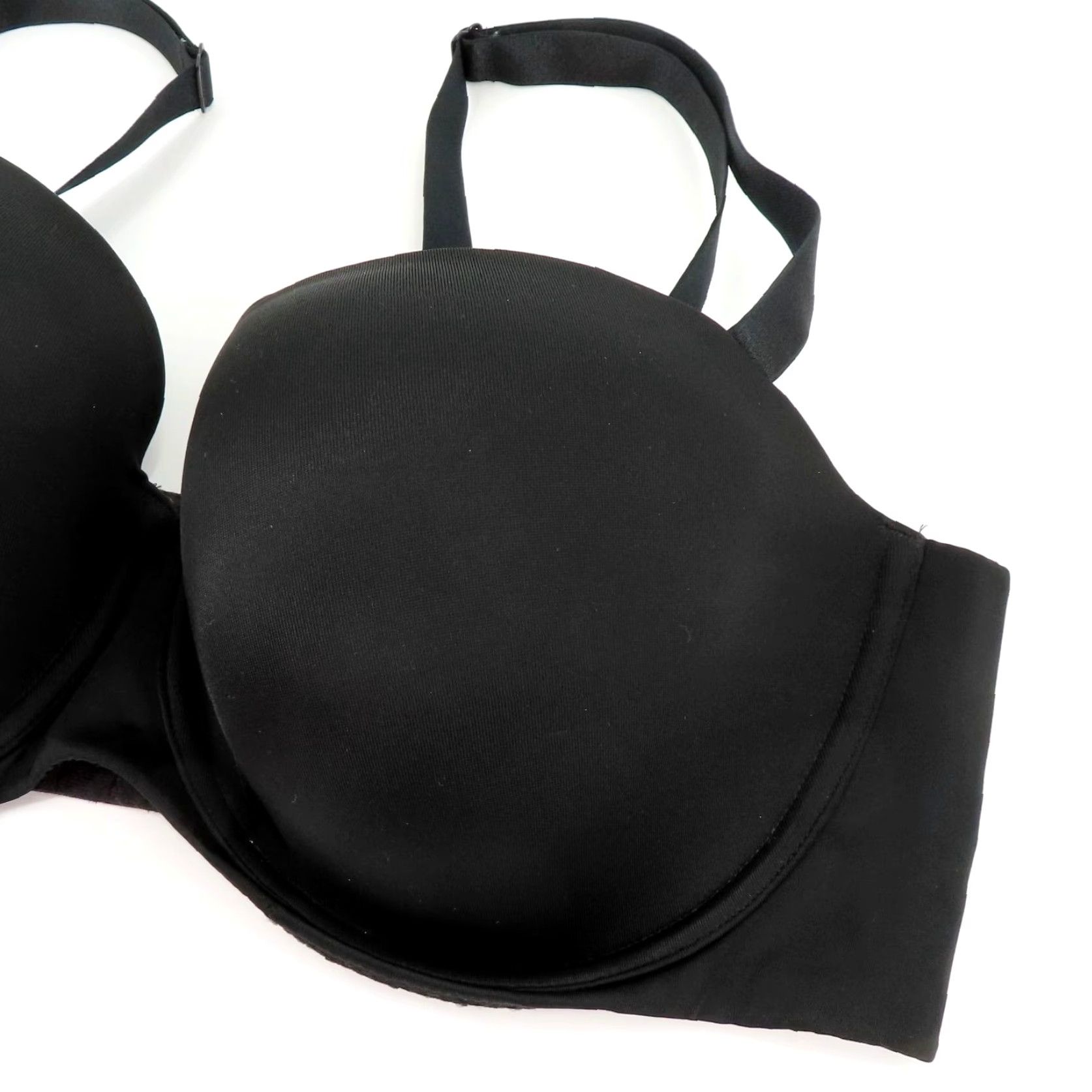 Vintage **Cacique 42DD Underwire Bra Solid Black Strapless** User: Cacique 42DD Underwire Bra Solid Black Strapless Size ONE SIZE - 3 Thumbnail