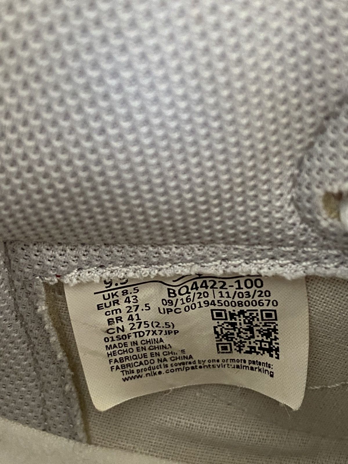Jordan Brand Jordan 1 Retro High 85 Neutral Grey Coffee Dyed Size US 9.5 / EU 42-43 - 13 Thumbnail