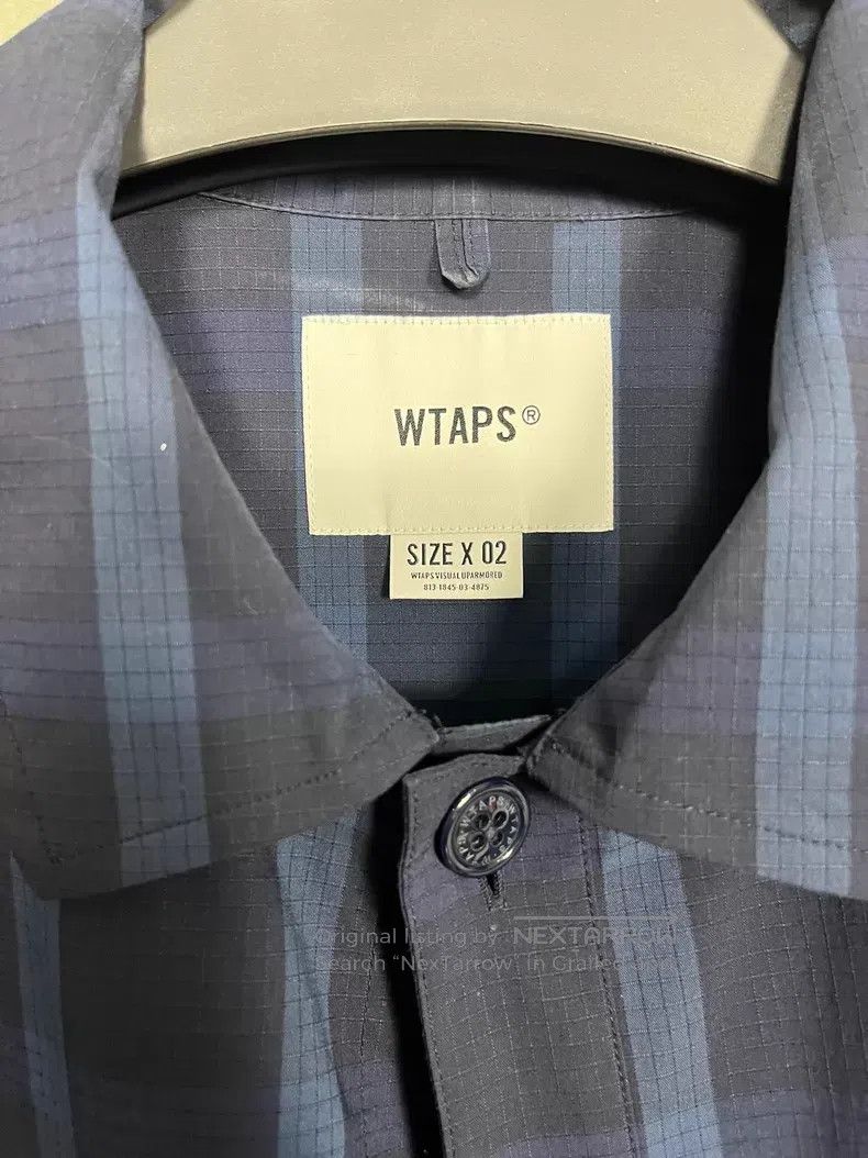 Wtaps Wtaps Blue checkered shirt Size US M / EU 48-50 / 2 - 2 Thumbnail