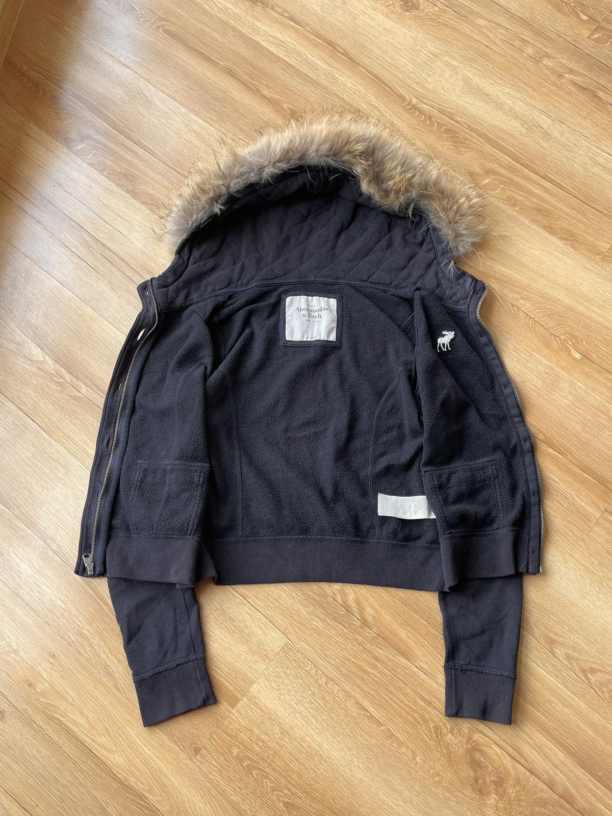 Abercrombie & Fitch Y2K Abercrombie Fitch Button Real Fur Hoodie Ifsixwasnine Size L / US 10 / IT 46 - 5 Thumbnail