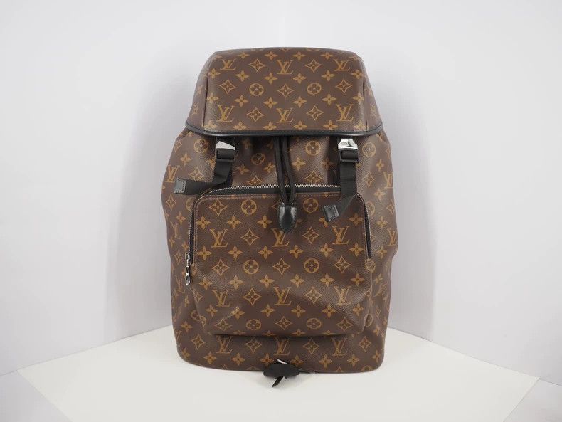 Louis vuittonBrown old flower flap backpack 2503-Nextarrow