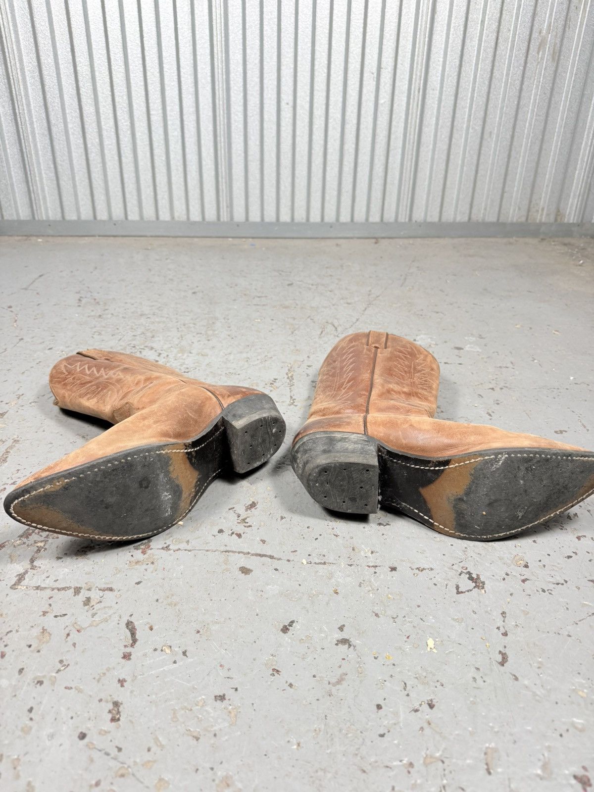 Other Vintage 90s Golden Rebel Made In Canada Cowhide Cowboy Boots Size US 9.5 / EU 42-43 - 3 Thumbnail