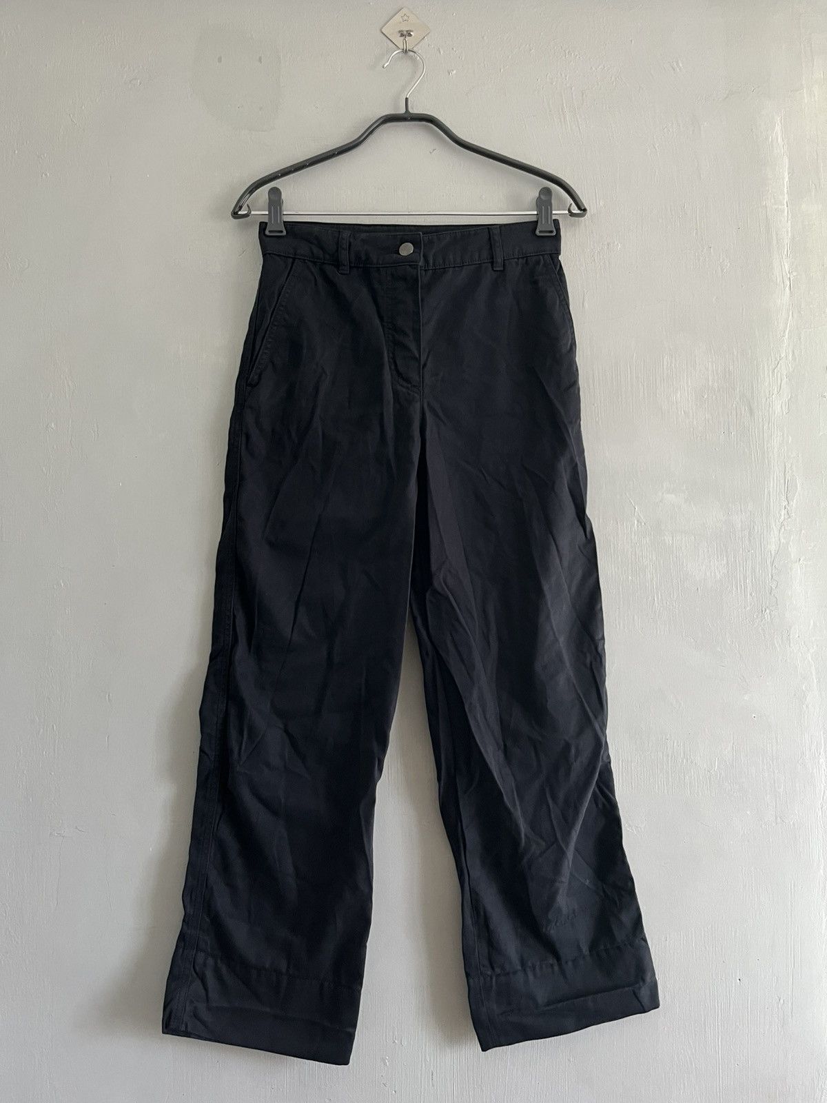 Loro Piana Loro Piana Straight Cut Cuffed Pants Dark Blue Size 32" / US 10 / IT 46 - 2 Thumbnail