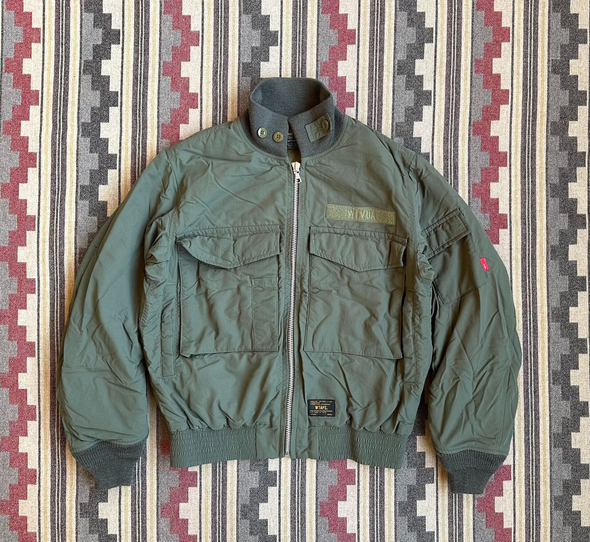 Wtaps WTAPS Military Style Nylon Flight Jacket Size US S / EU 44-46 / 1 - 1 Thumbnail