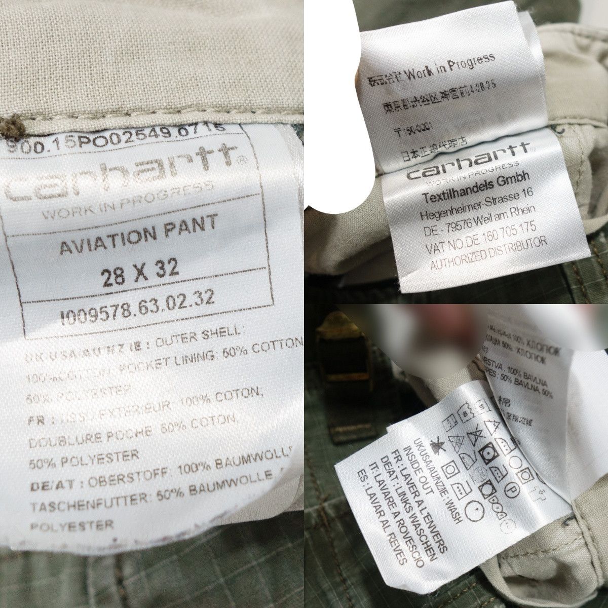 Carhartt Wip Aviation Distressed Cargo Pant Size US 28 / EU 44 - 9 Thumbnail