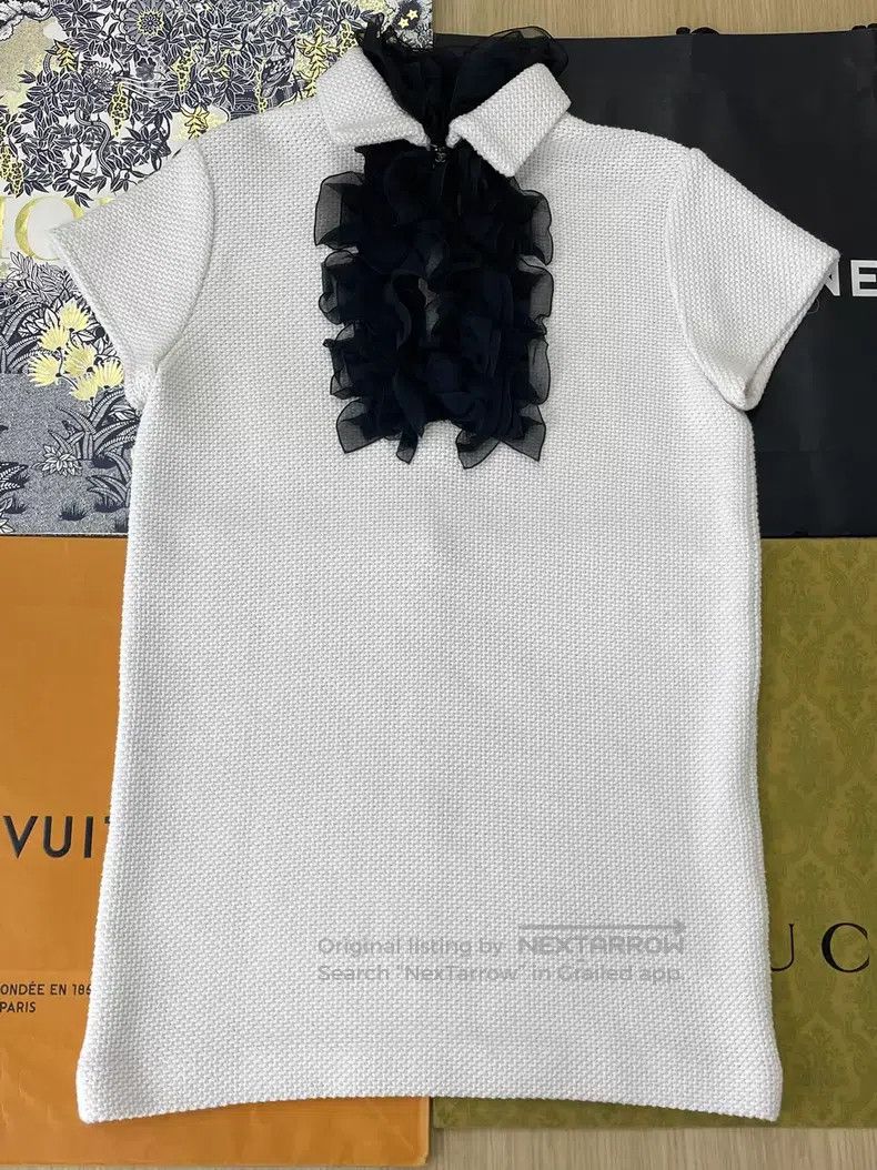 Chanel Chanel White wooden ear dress Size XS / US 0-2 / IT 36-38 - 1 Thumbnail
