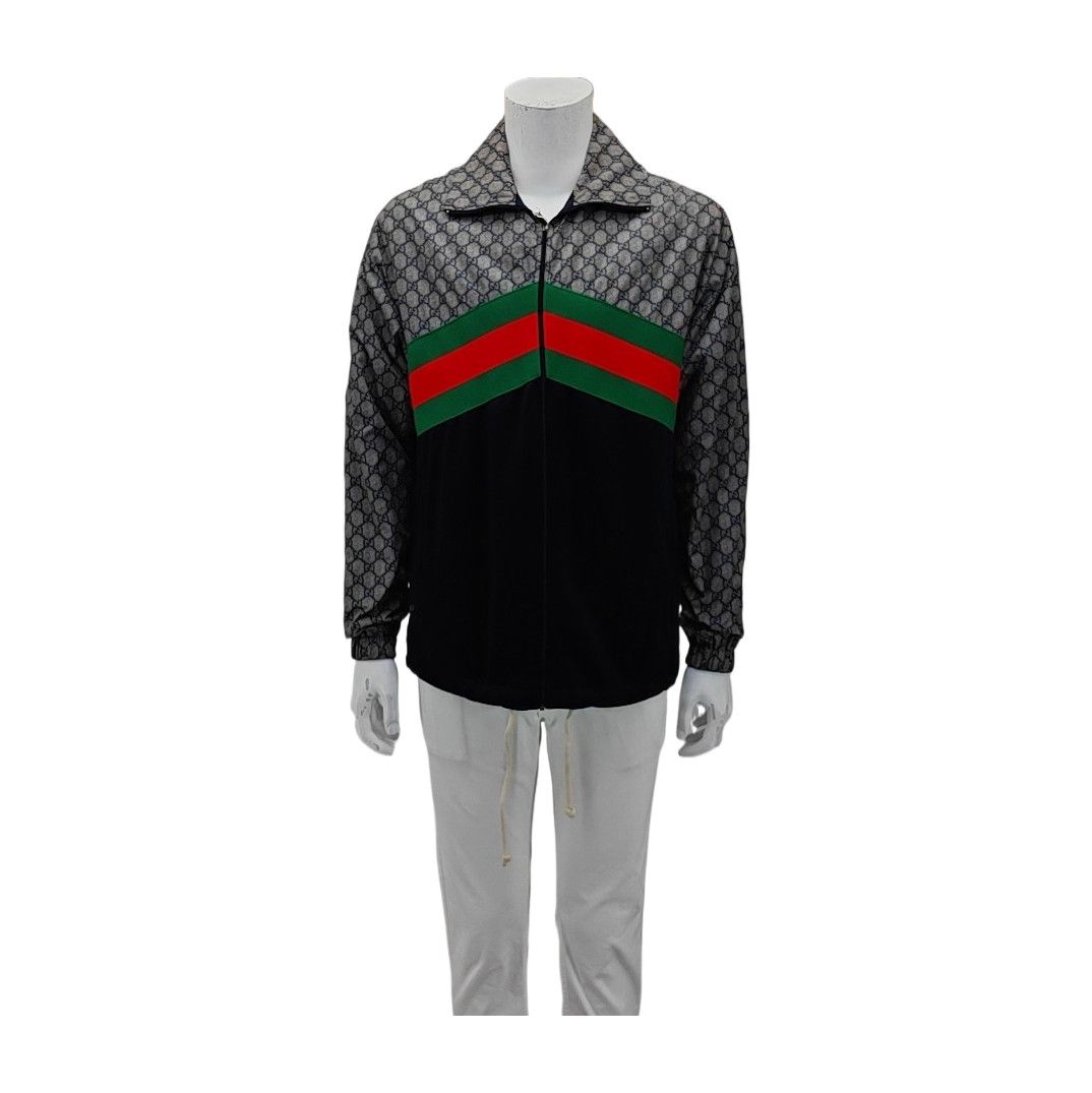 Gucci Gucci Monogram Web Stripe Zip Jacket XS Size US XS / EU 42 / 0 - 1 Thumbnail