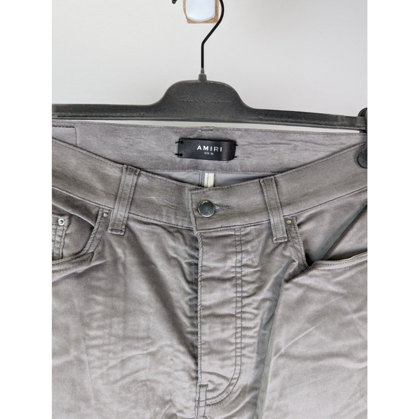 Amiri o1rshd1 Relaxed-Fit Corduroy Pants in Grey Size US 36 / EU 52 - 7 Thumbnail