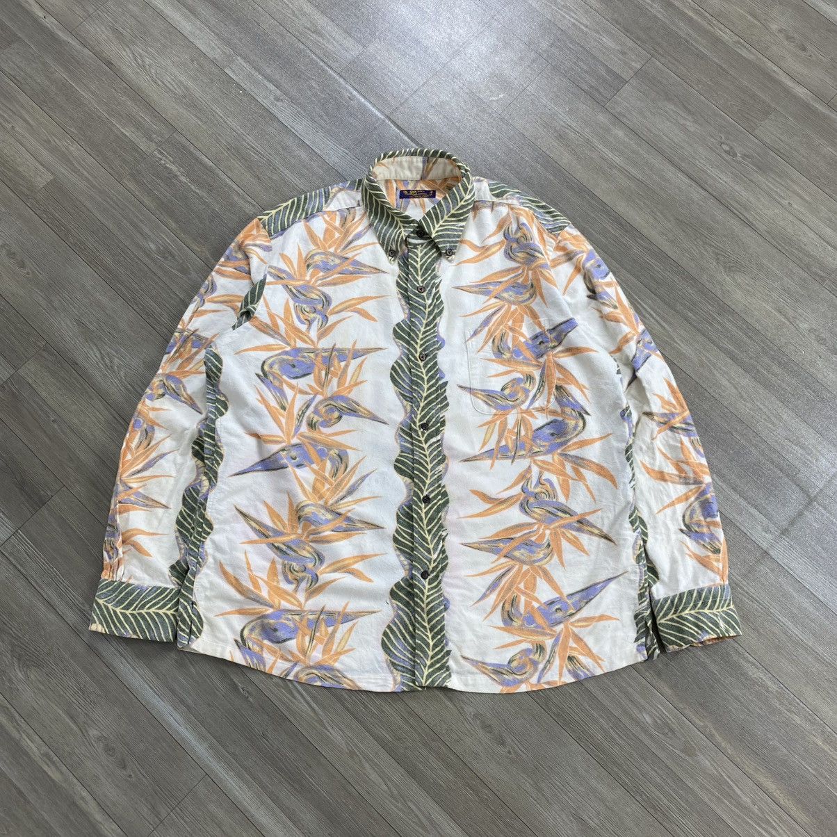 Sun Surf Vintage Sun Surf Toyo Enterprise Floral Hawaiian Long Shirt Size US L / EU 52-54 / 3 - 2 Thumbnail