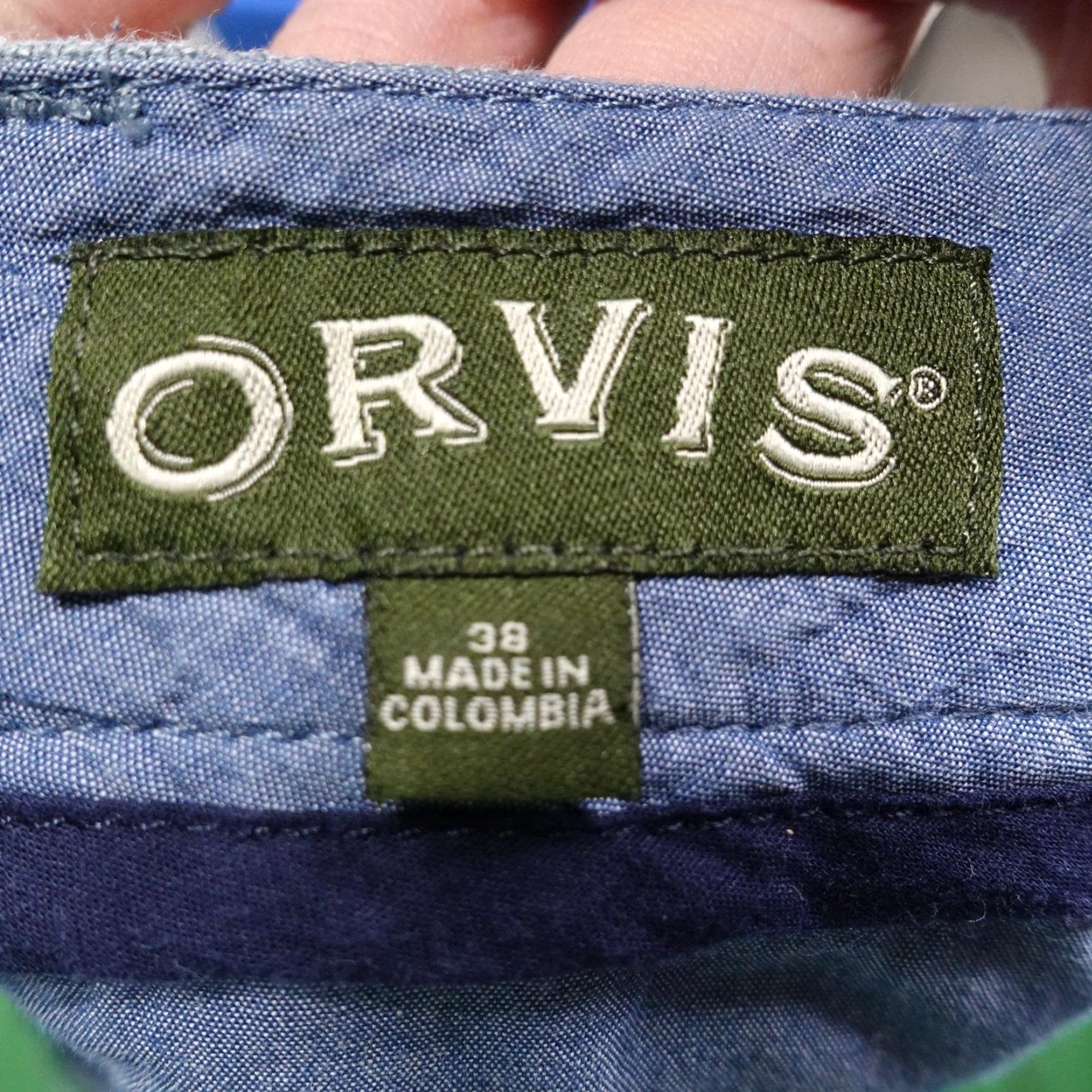 Orvis Orvis Mens Shorts 38 Linen Chino Casual Lightweight Flat Front 9in Inseam Multicolor Pocketed Summer Mens Size US 38 / EU 54 - 5 Thumbnail