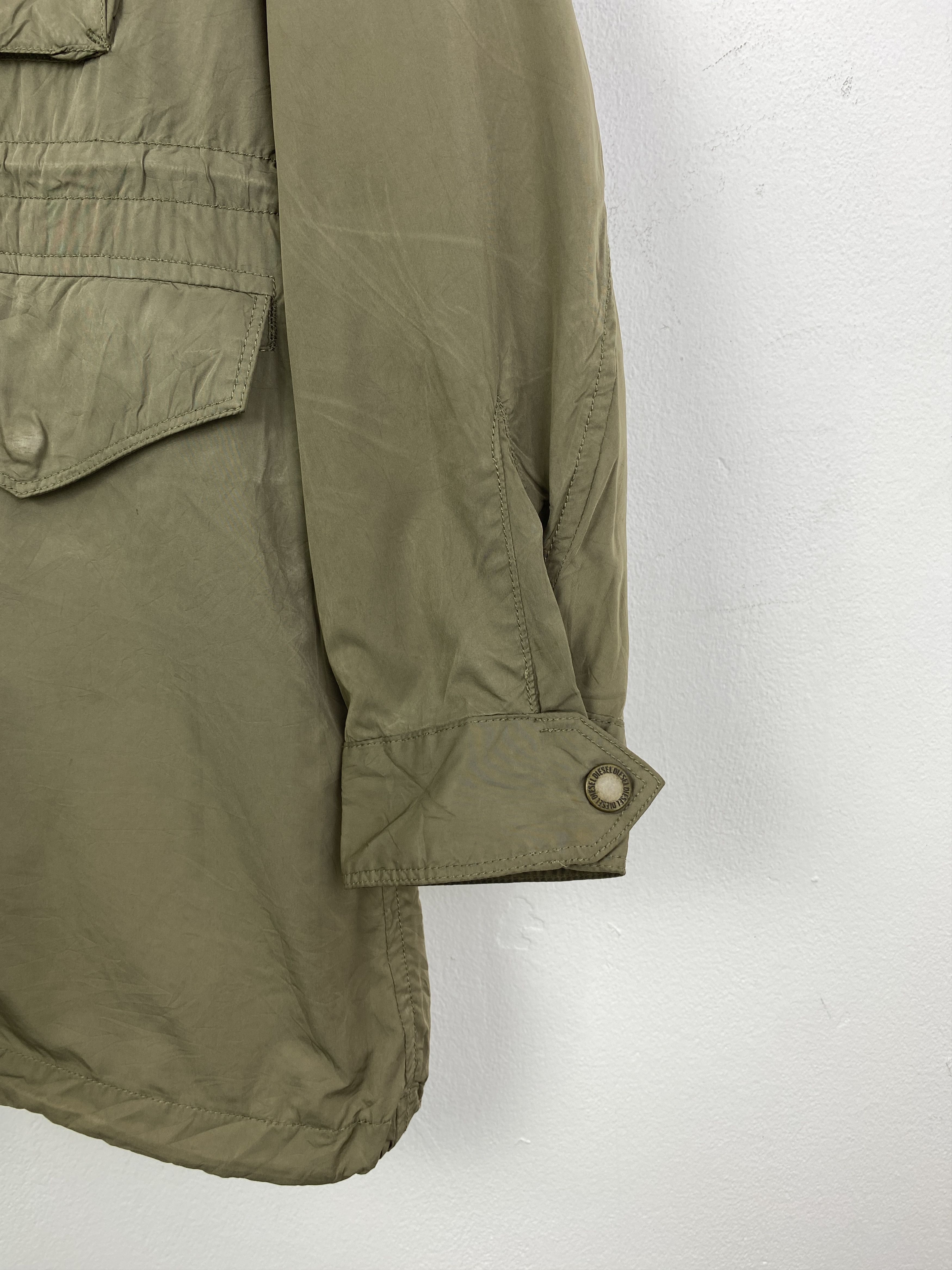 Diesel Vintage Diesel Khaki Four-Pocket Military Field Coat JA0235 Size US M / EU 48-50 / 2 - 7 Thumbnail