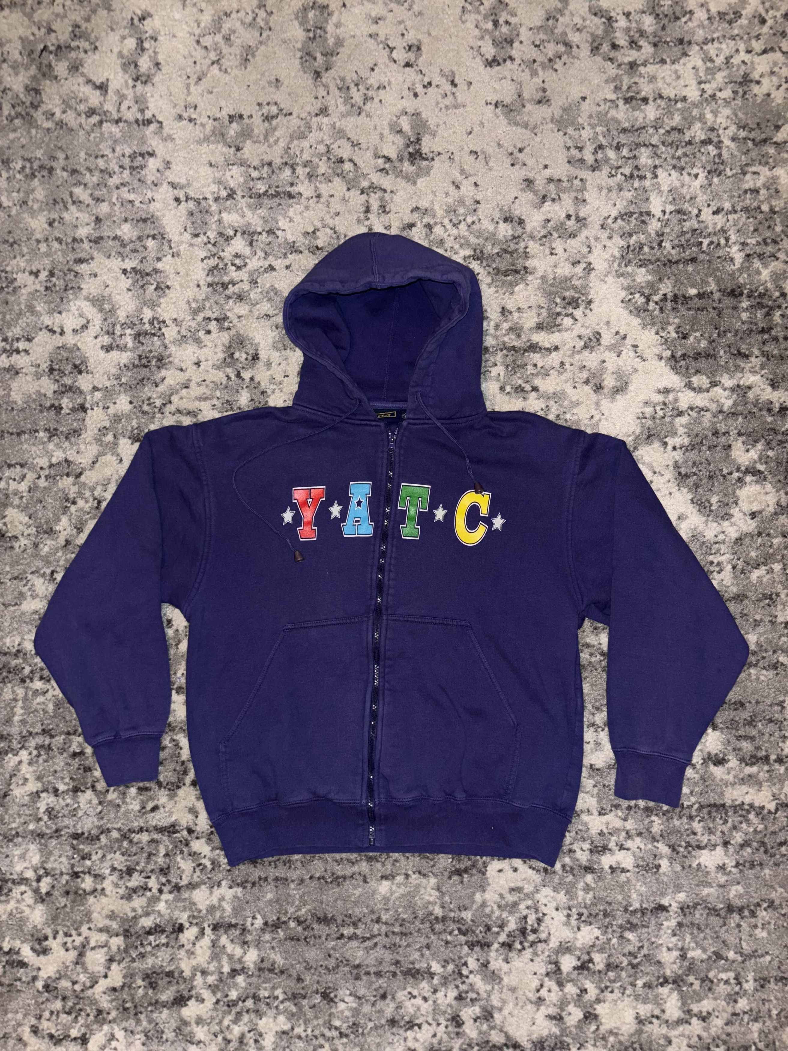Vintage 00s YATC Star Zip Up Sweater Size US S / EU 44-46 / 1 - 1 Thumbnail