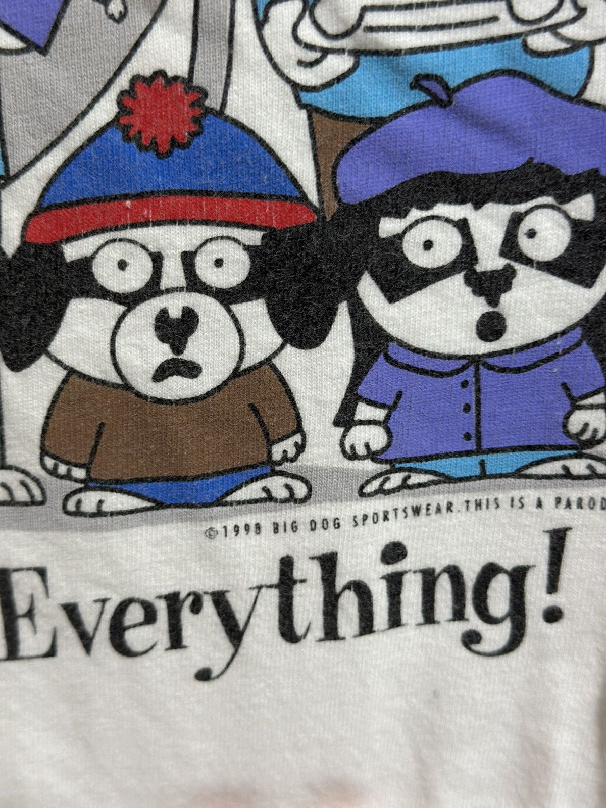 Big Dogs × Vintage Vintage Big Dogs South Bark Faded Tee Size US M / EU 48-50 / 2 - 3 Thumbnail