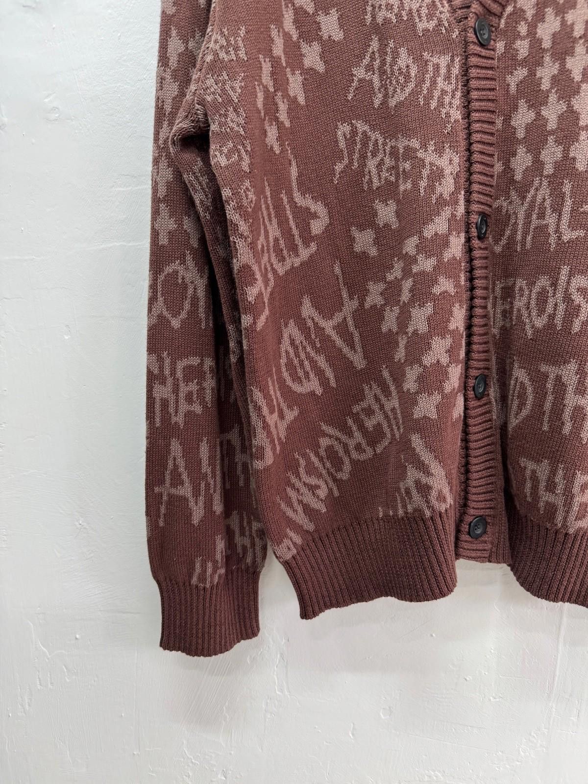 Ksubi new Ksubi mens heroism cardigan knit jumper brown medium 2 Size US M / EU 48-50 / 2 - 3 Thumbnail