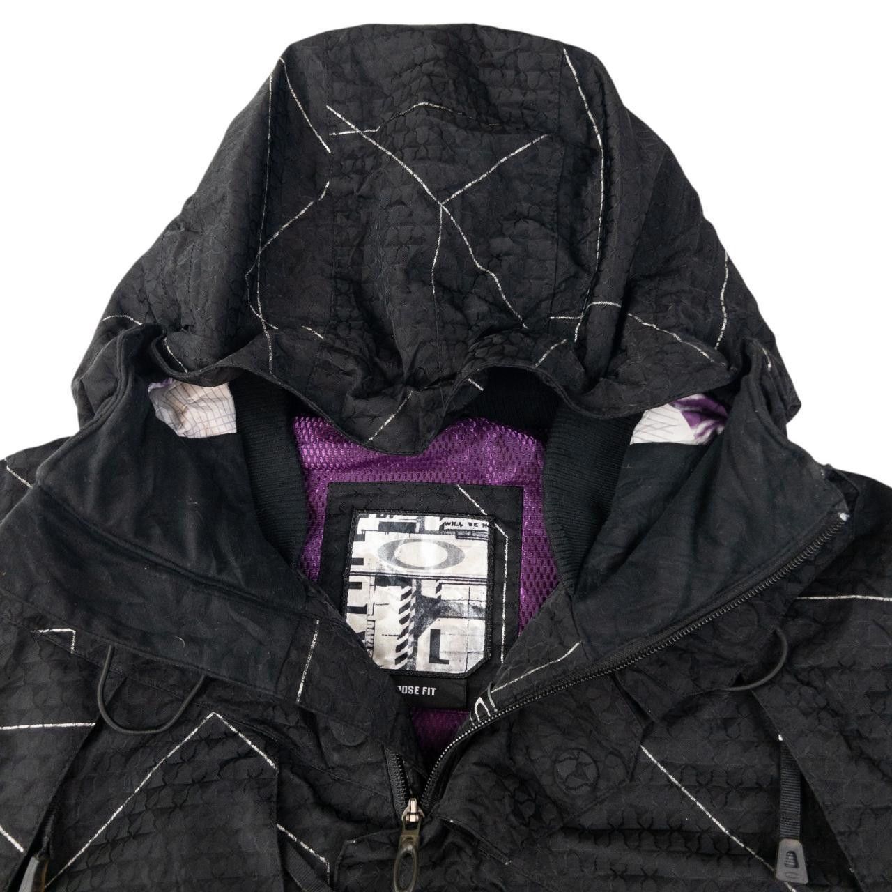 Oakley Vintage Oakley Magnetic Geometric Zip Up Jacket Size XL Size US XL / EU 56 / 4 - 4 Thumbnail