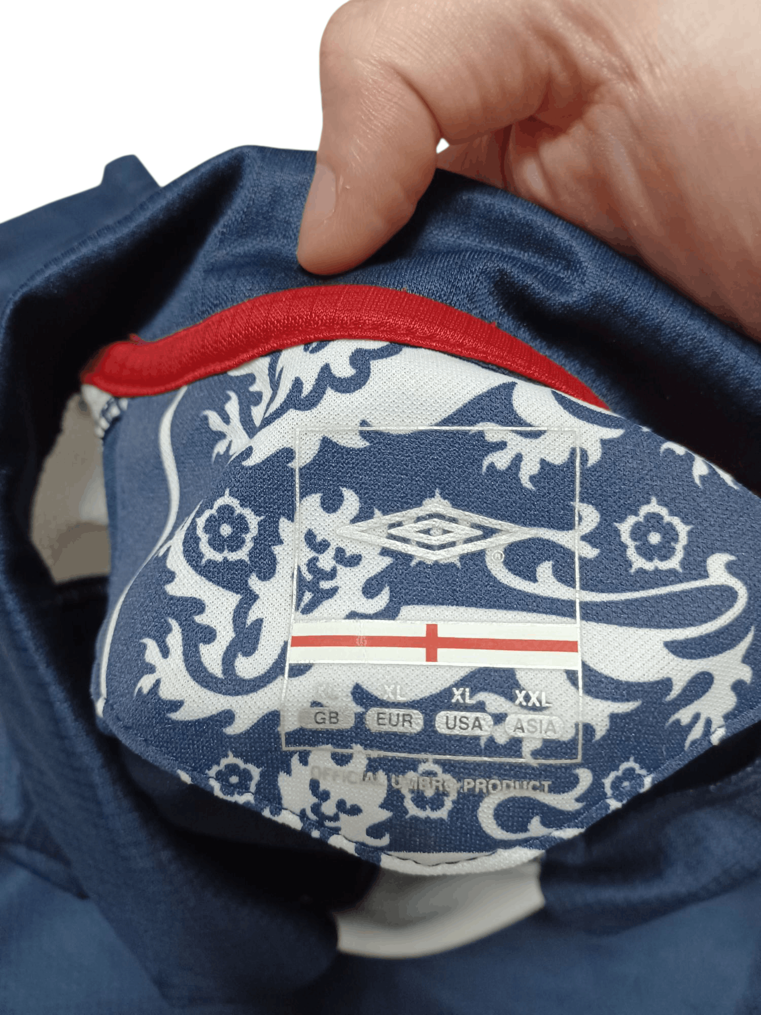 Umbro UMBRO ENGLAND VINTAGE 00S SOCCER JERSEY BLOKECORE DRILL Size US XL / EU 56 / 4 - 4 Thumbnail