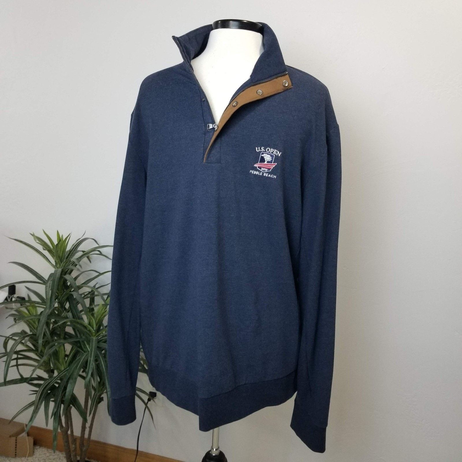 Polo Ralph Lauren Polo Golf Ralph Lauren Pullover XL Navy US Open Pebble Beach Size US XL / EU 56 / 4 - 3 Thumbnail