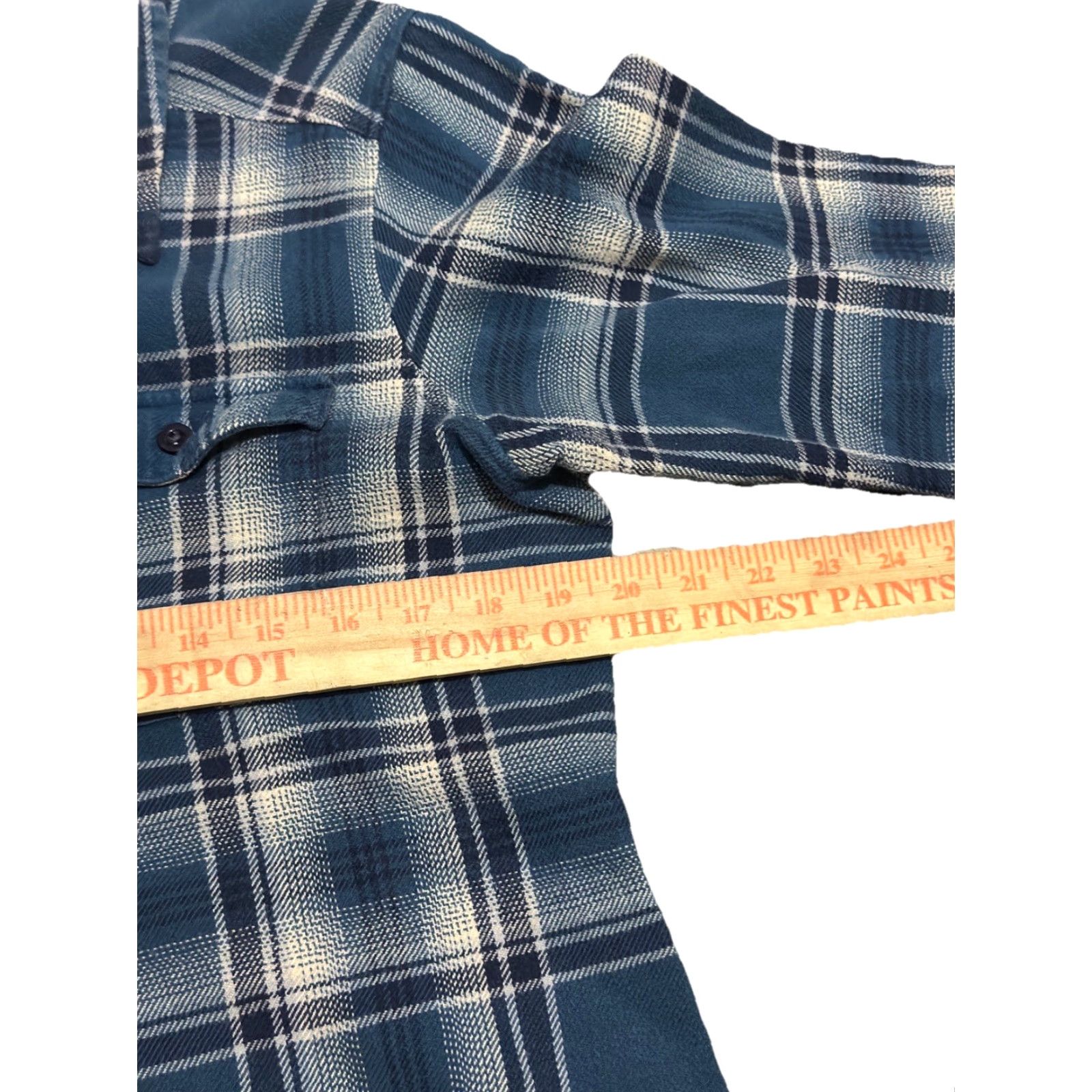 Patagonia Patagonia Shirt Womens 12 Blue Plaid Flannel Organic Cotton Button Long Sleeve Size XL / US 12-14 / IT 48-50 - 2 Thumbnail