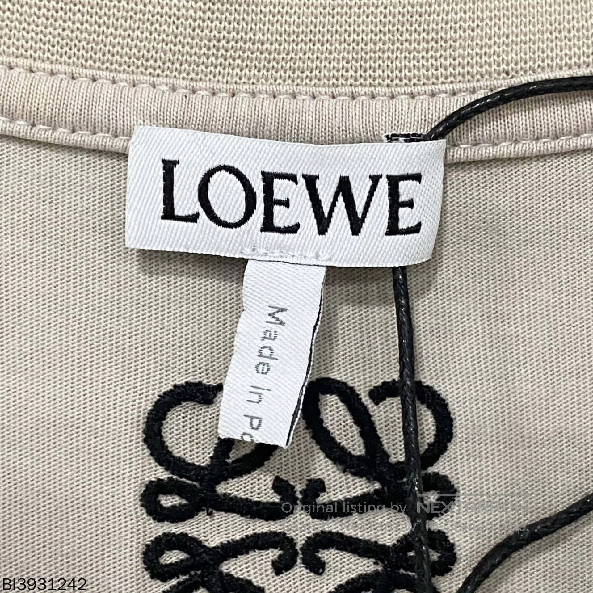 Loewe vintage embroidered logo short sleeve t-shirt. Size US L / EU 52-54 / 3 - 6 Thumbnail