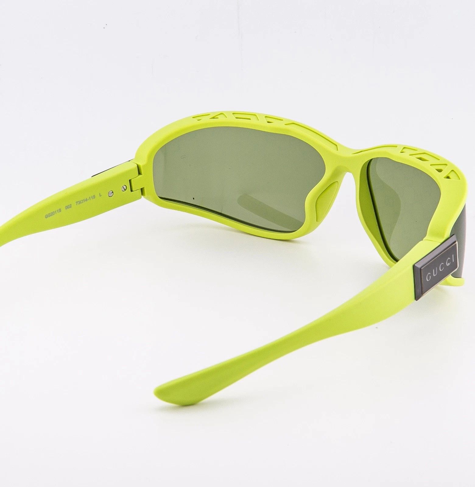 Gucci GUCCI GG2011S Acid 2011 Guccissima Print Mirror Sunglasses Size ONE SIZE - 3 Thumbnail