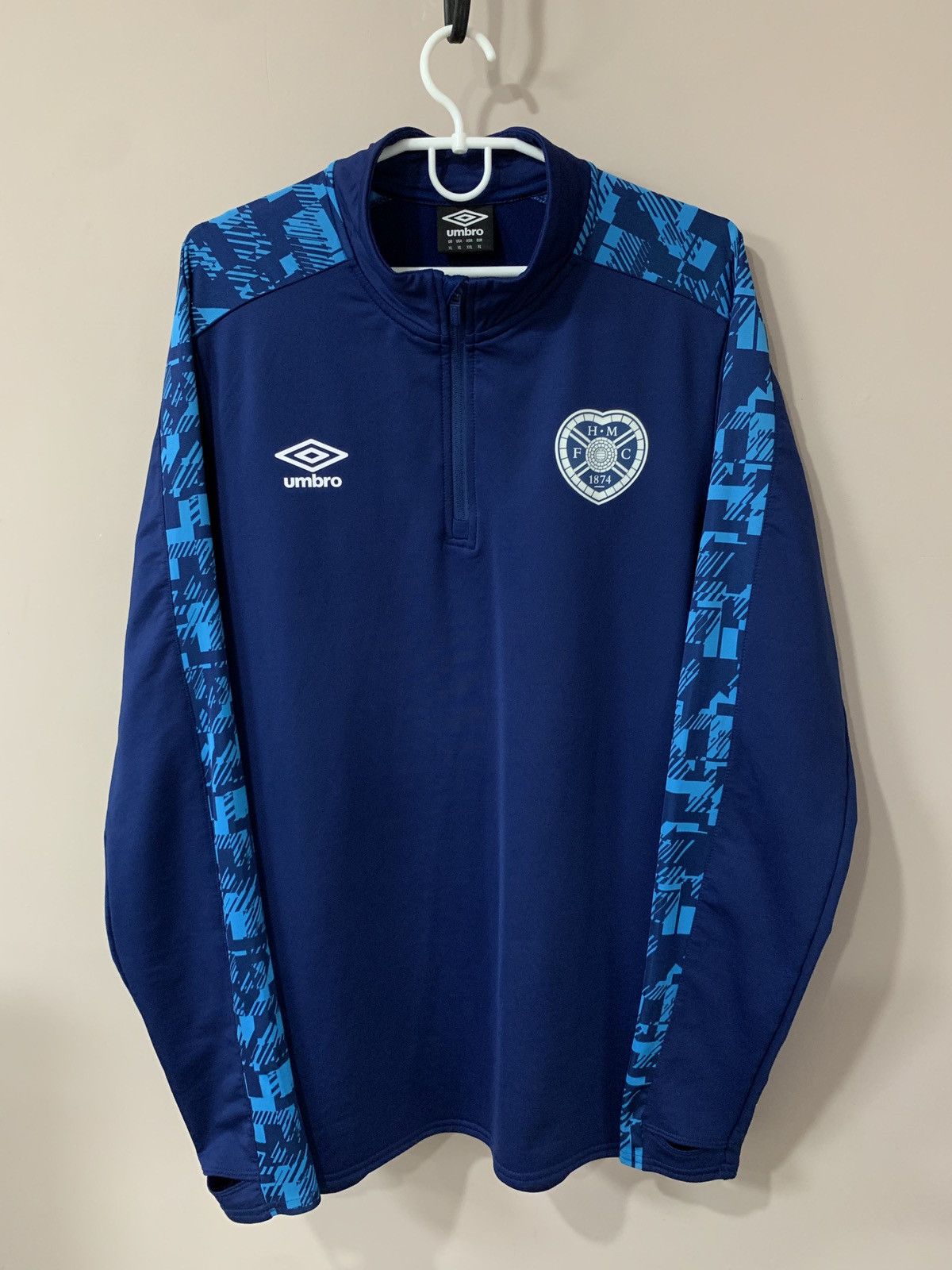 Umbro Heart of Midlothian Hearts Soccer Long Sleeve Shirt Umbro XL Size US XL / EU 56 / 4 - 1 Thumbnail