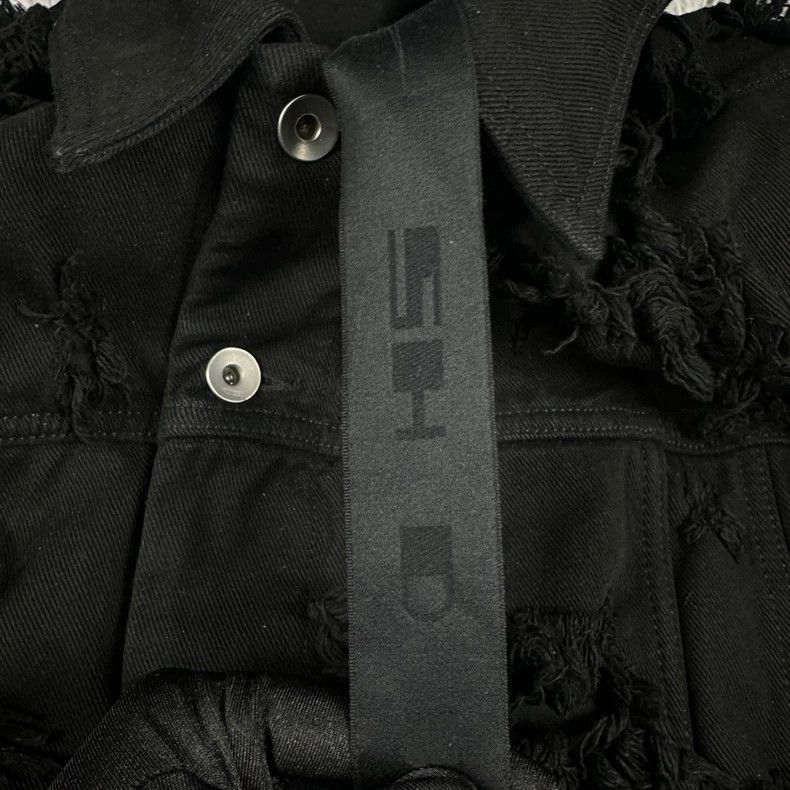 Rick Owens Rick Owens Erosion destroys men's denim jacket-2506 Size US S / EU 44-46 / 1 - 4 Thumbnail