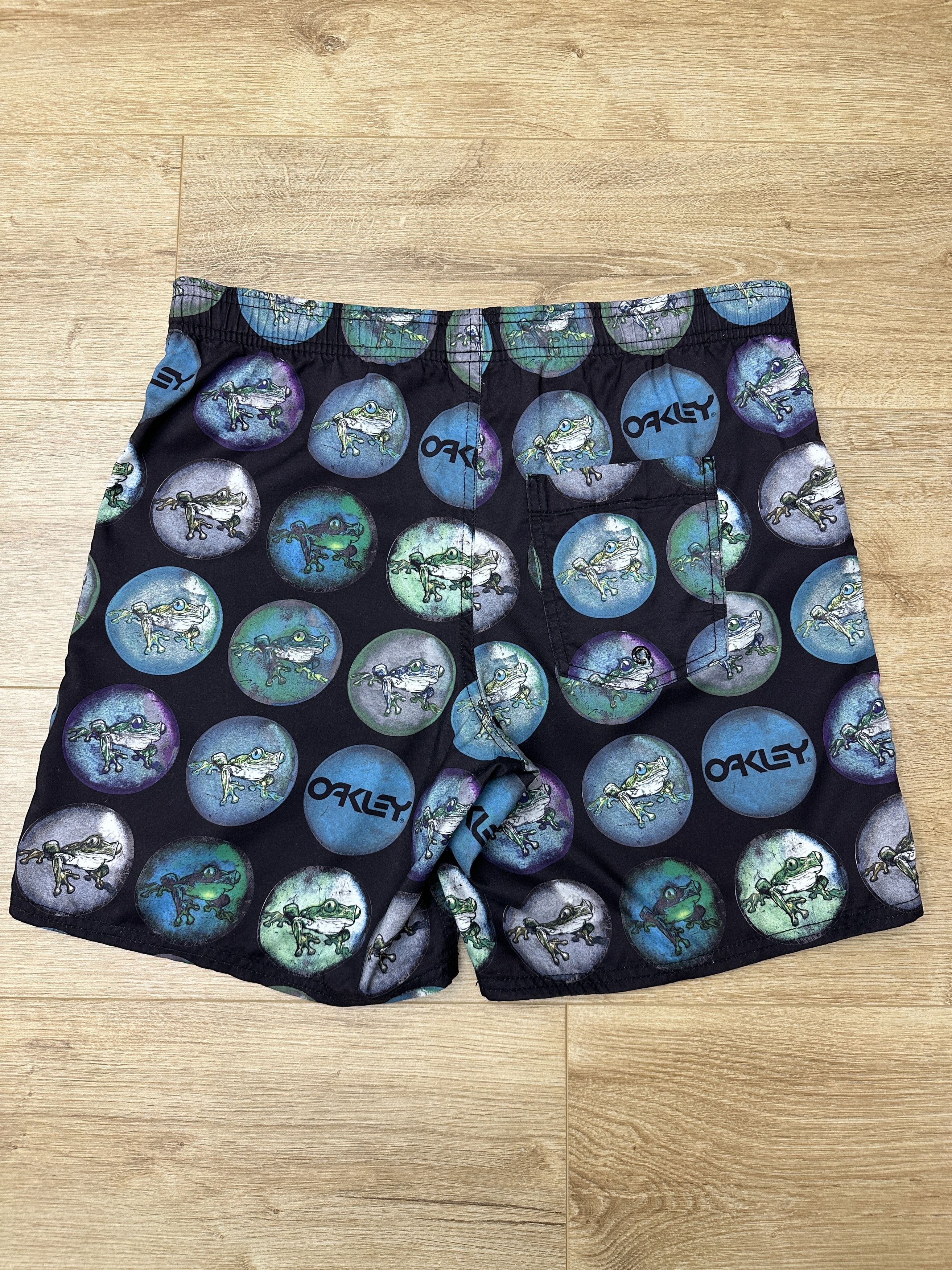 Oakley Oakley Frog Print Swim Shorts Polyester Size 30 Beach Swim Size US 32 / EU 48 - 11 Thumbnail
