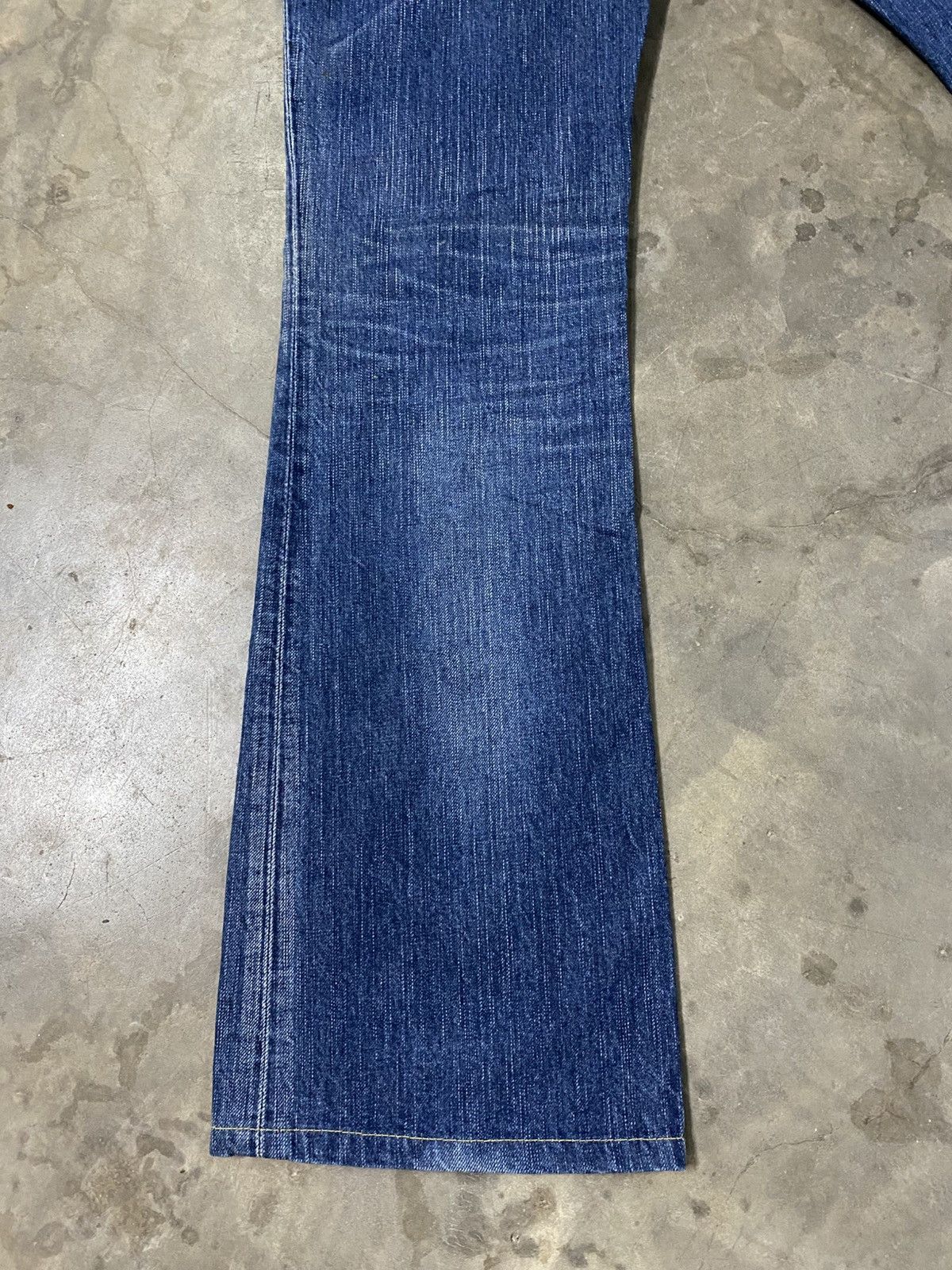 Edwin × Japanese Brand Flare Jeans Japanese Edwin 503 Claws Distressed @215 Size US 28 / EU 44 - 3 Thumbnail