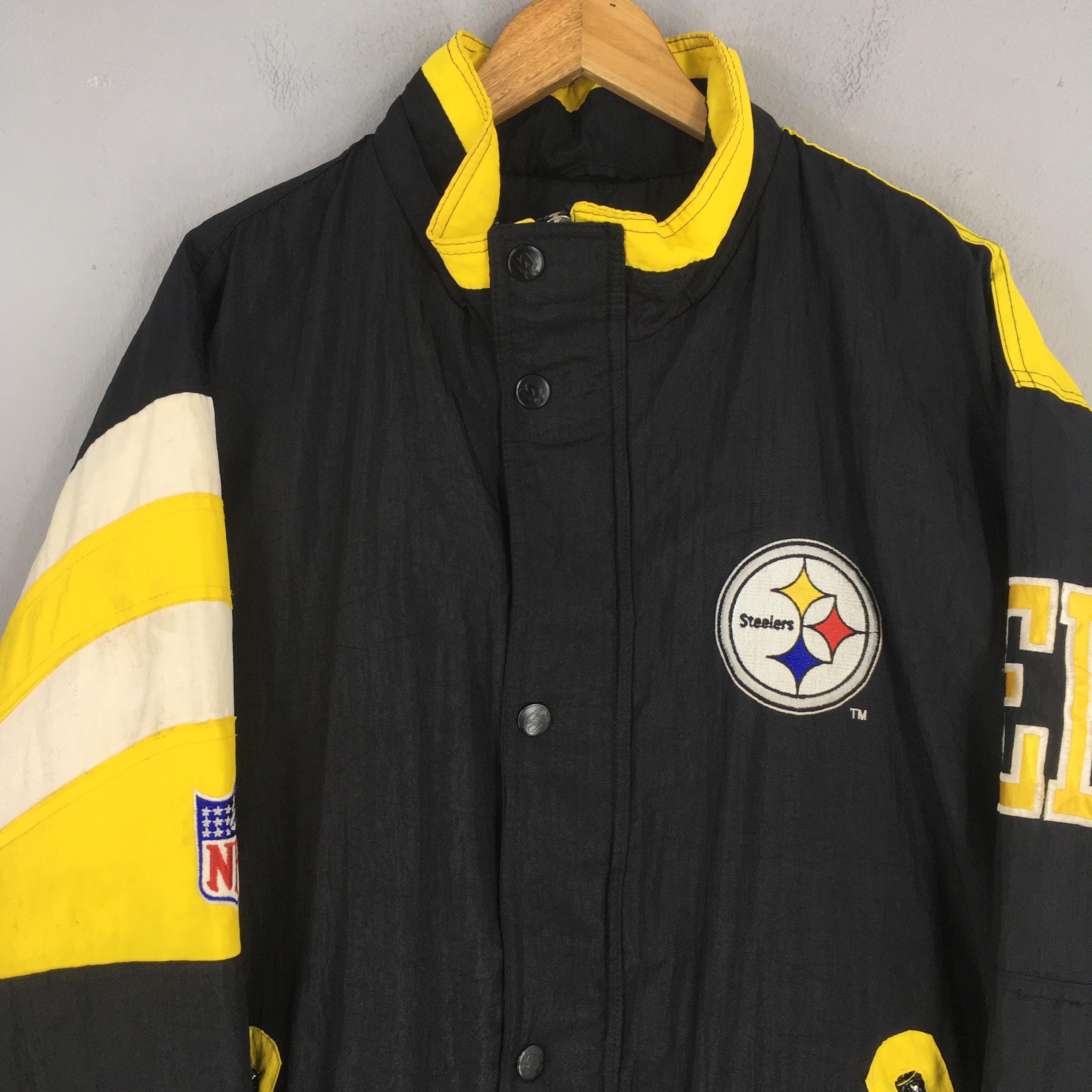 NFL Vintage 90s Pittsburgh Steelers NFL Football Jacket Large Size US L / EU 52-54 / 3 - 2 Thumbnail