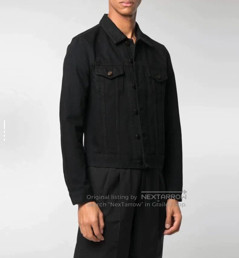 Saint Laurent Paris Saint Laurent Paris Black Denim Jacket Size US M / EU 48-50 / 2 - 3 Thumbnail