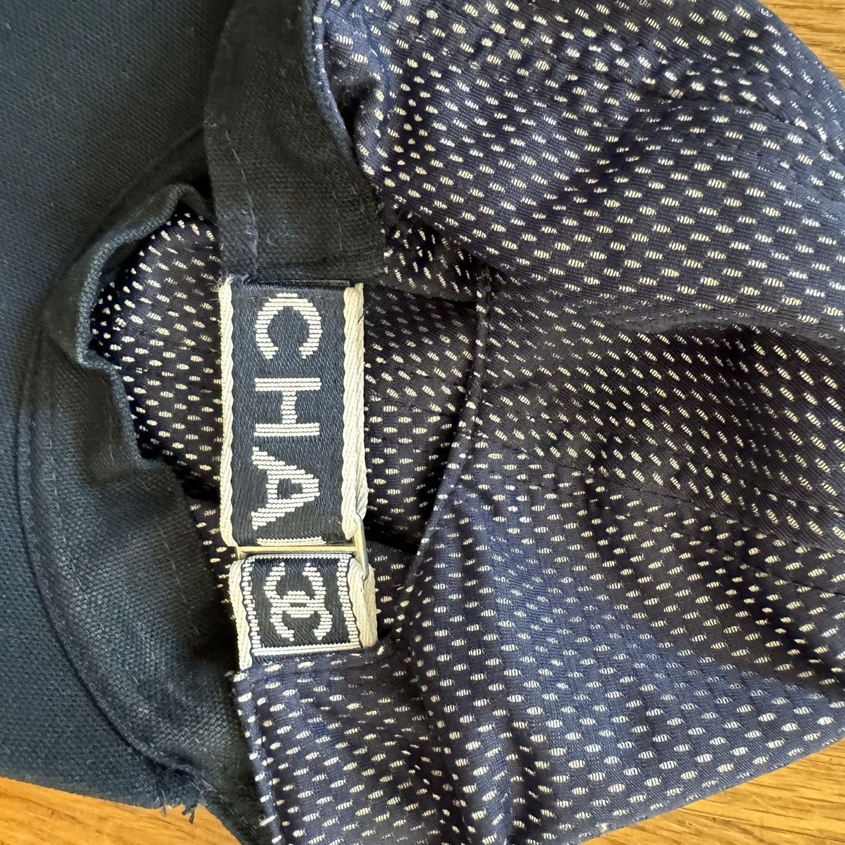 Chanel Chanel Navy Sports Cap Size ONE SIZE - 2 Thumbnail