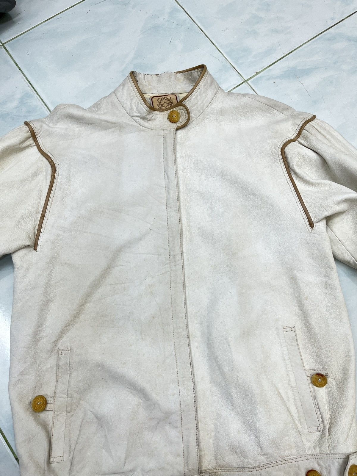Loewe 🔥🔥🔥STEALS VTG LOEWE LEATHER JACKET Size S / US 4 / IT 40 - 16 Thumbnail