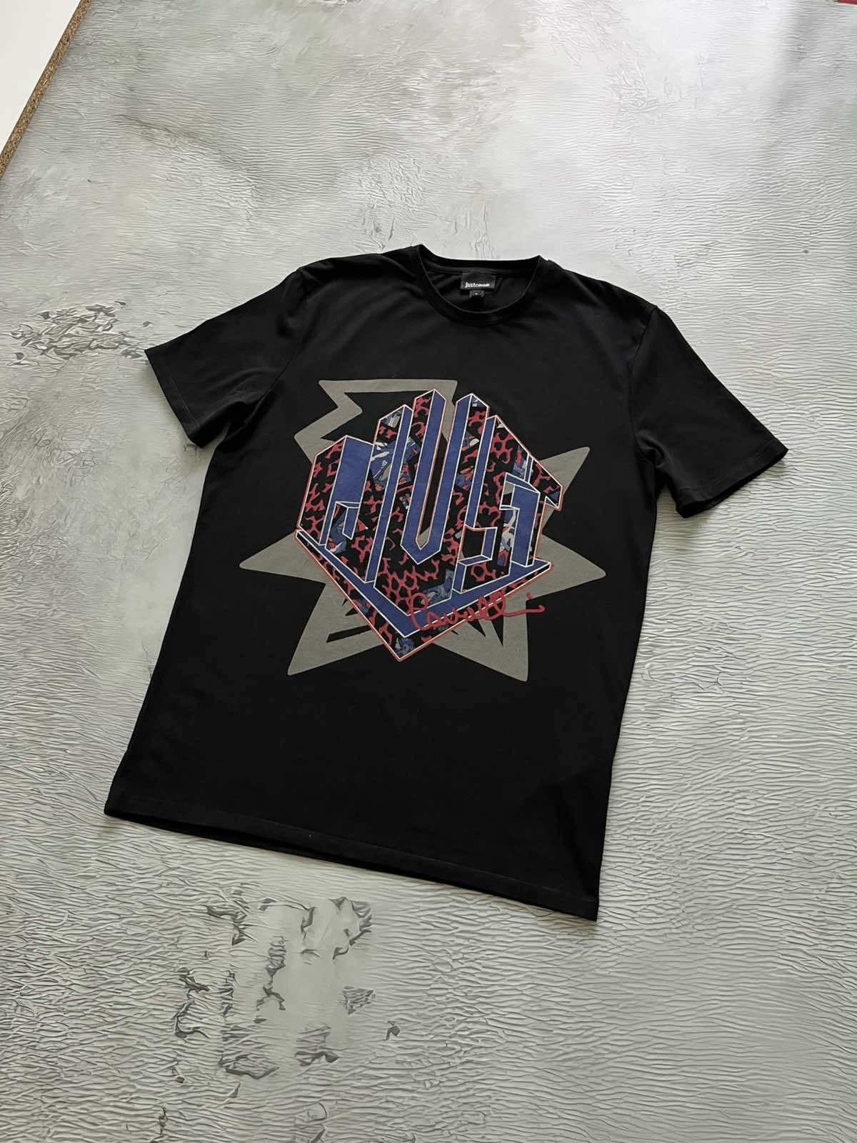 Just Cavalli Just Cavalli Luxury T-Shirt Italian Desinger Black Size US L / EU 52-54 / 3 - 1 Thumbnail