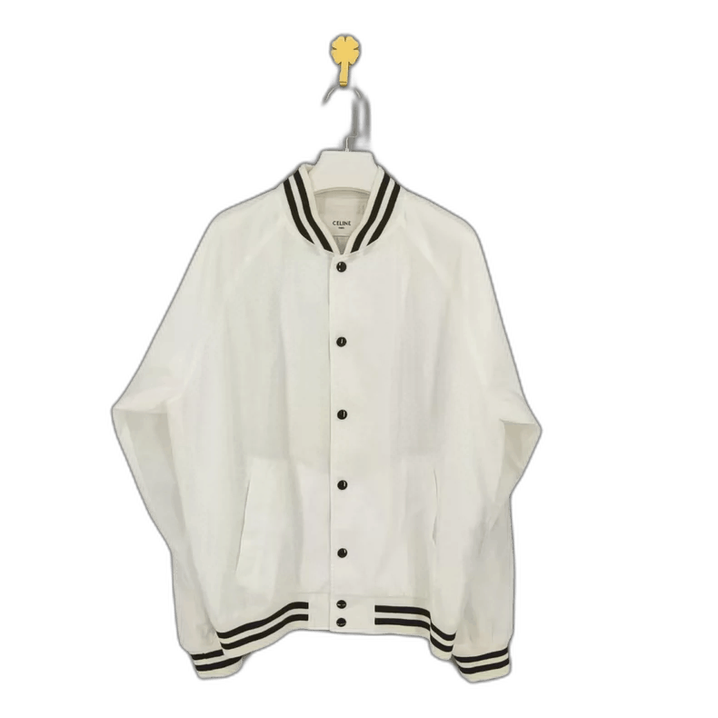 Celine Celine White Logo Jacket Size US M / EU 48-50 / 2 - 1 Thumbnail