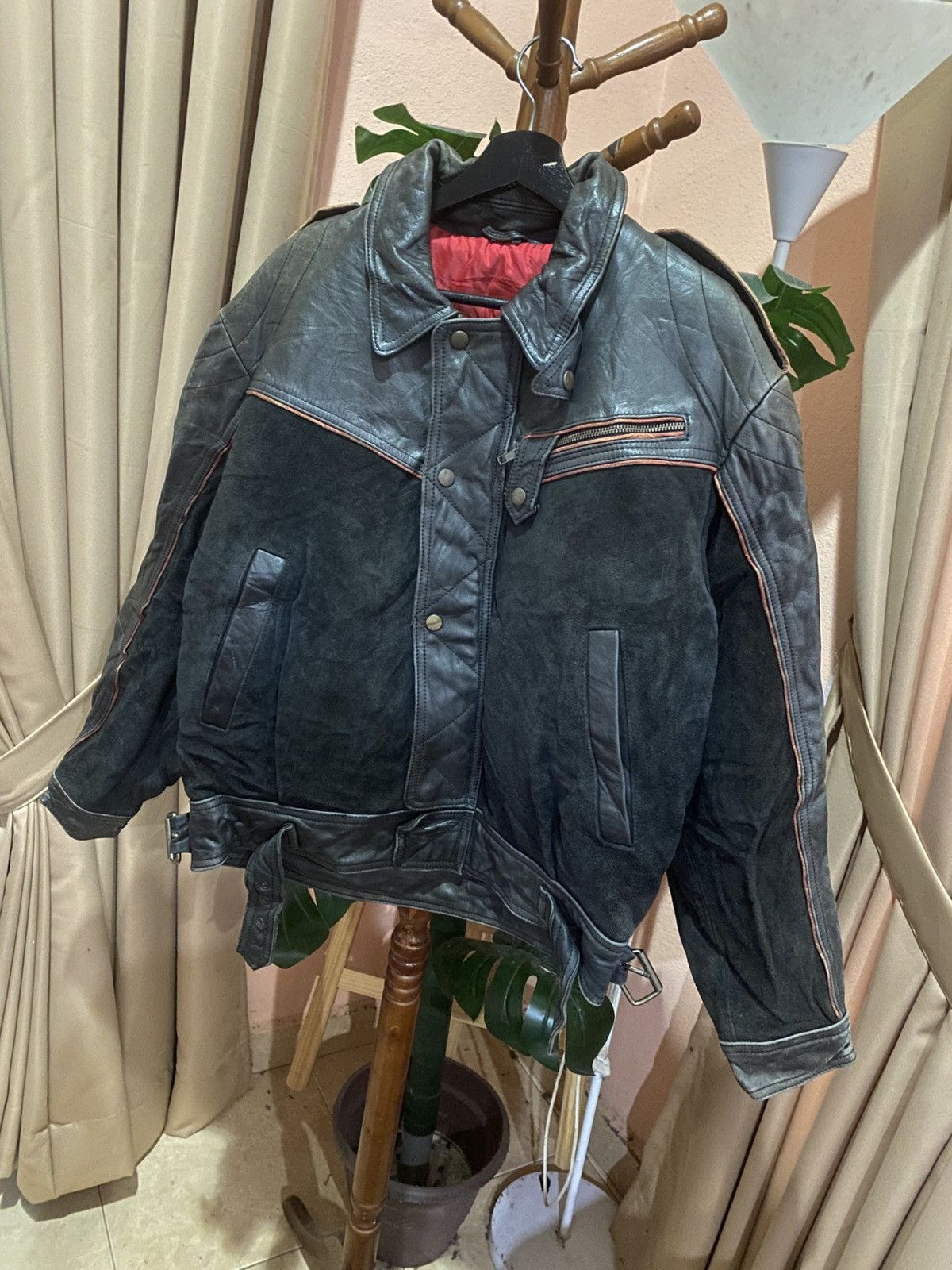 Yamaha Vintage Yamaha Racing Sports Leather & Suede Biker Jacket Size US L / EU 52-54 / 3 - 4 Thumbnail