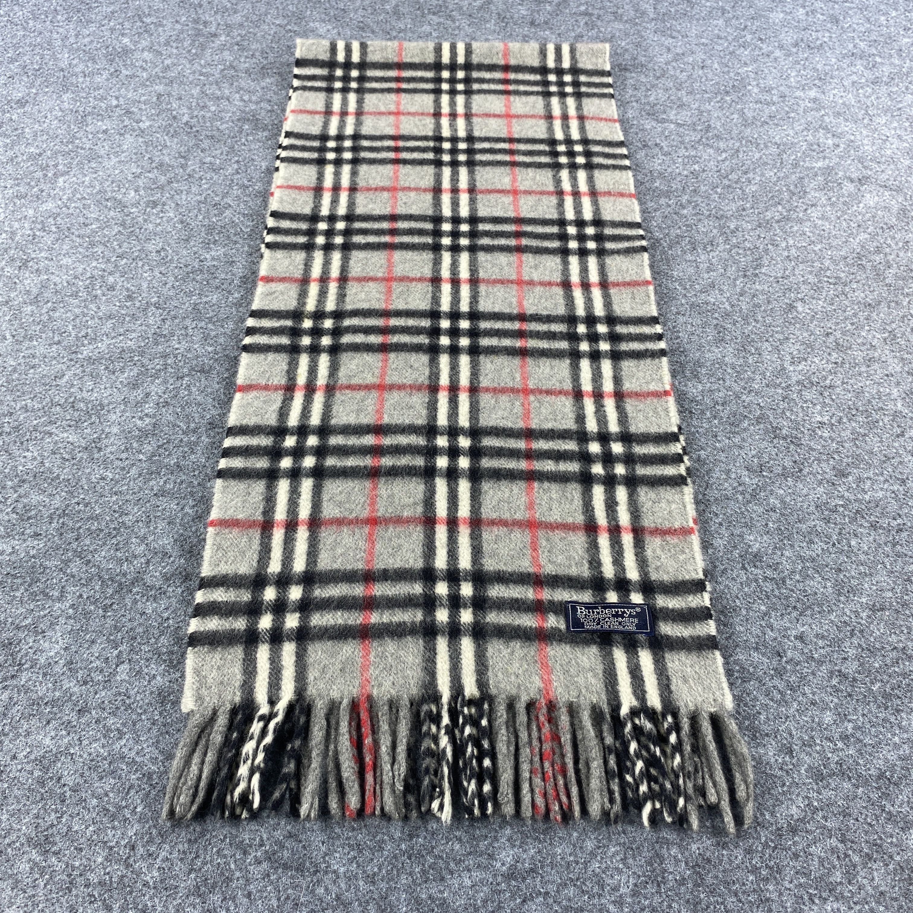 Burberry × Vintage GF10545 Burberry Scarf Neck Wear Muffler Nova Check Size ONE SIZE - 3 Thumbnail
