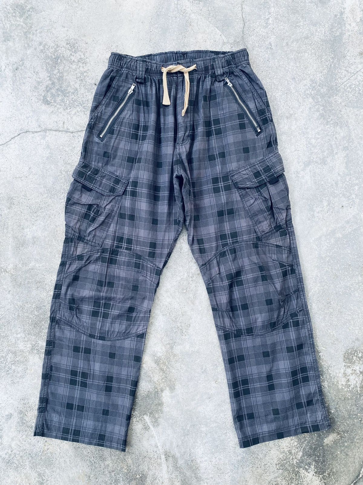 Vintage Vintage Grind Skateboard Plaid Cargo Pants Size US 30 / EU 46 - 1 Thumbnail