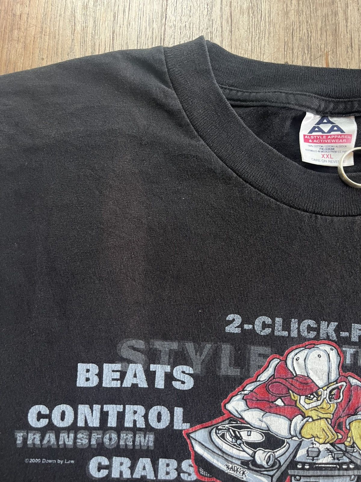 Vintage Vintage DJ TURNTABLISM 2000’s Down by Law T-shirt Size US XXL / EU 58 / 5 - 9 Thumbnail