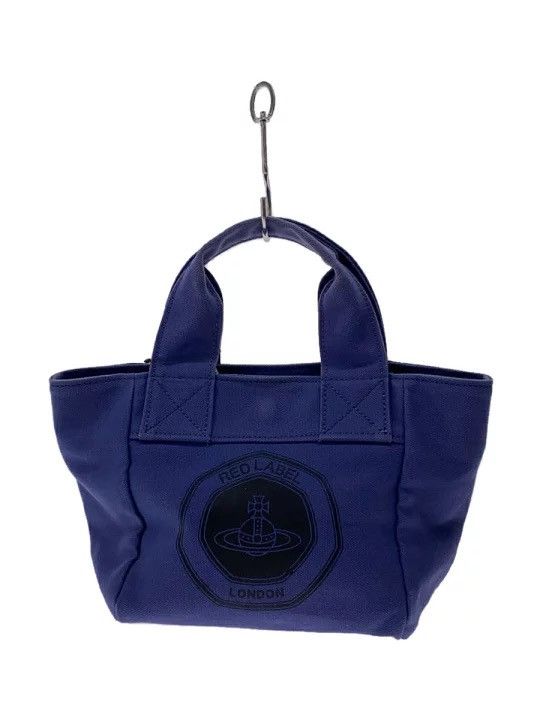 image of Vivienne Westwood Blue Canvas Tote Bag, Men's