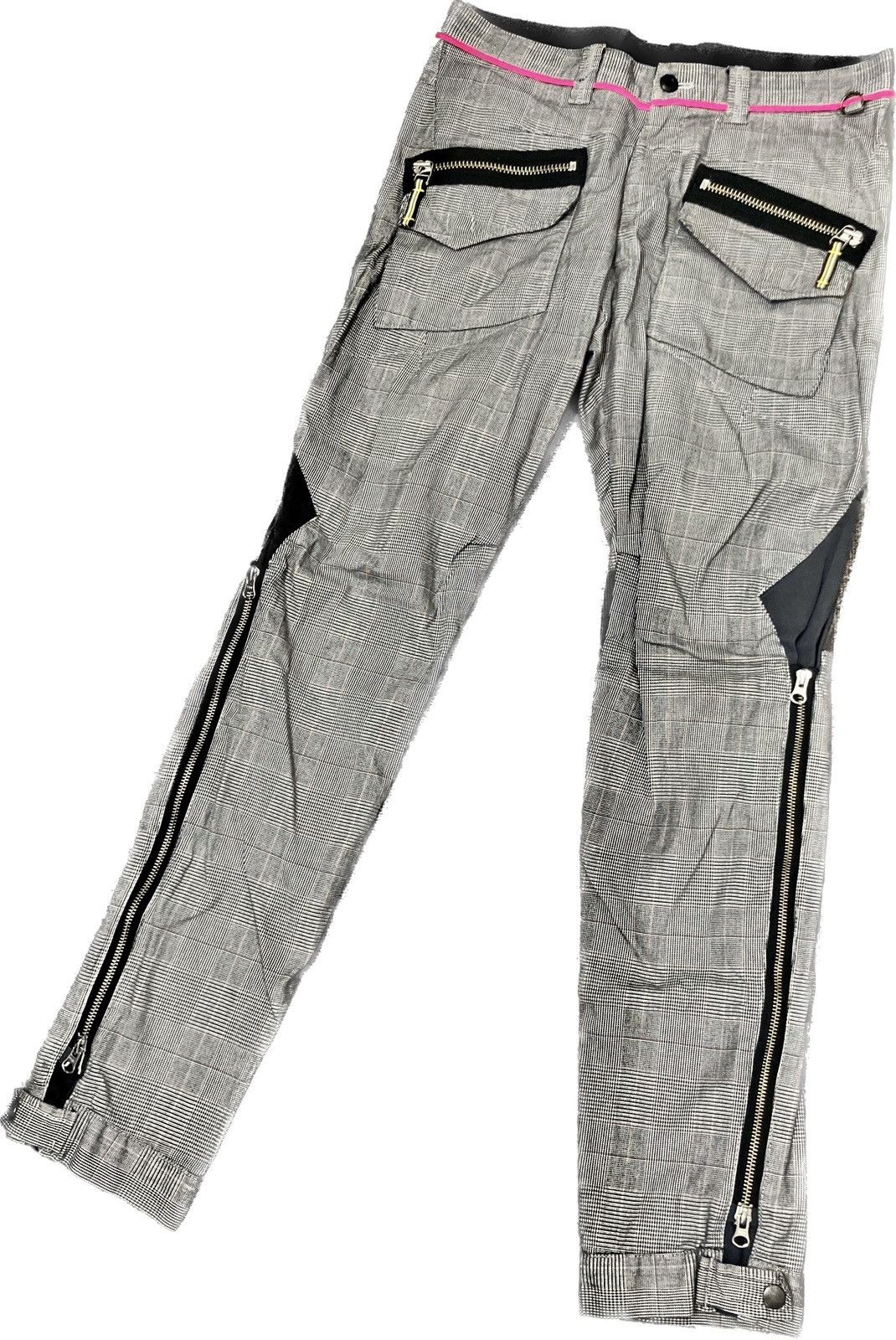 PPFM PPFM y2k 00s Unusual eccentric slacks+cargo+bondage pants Size US 33 - 3 Thumbnail